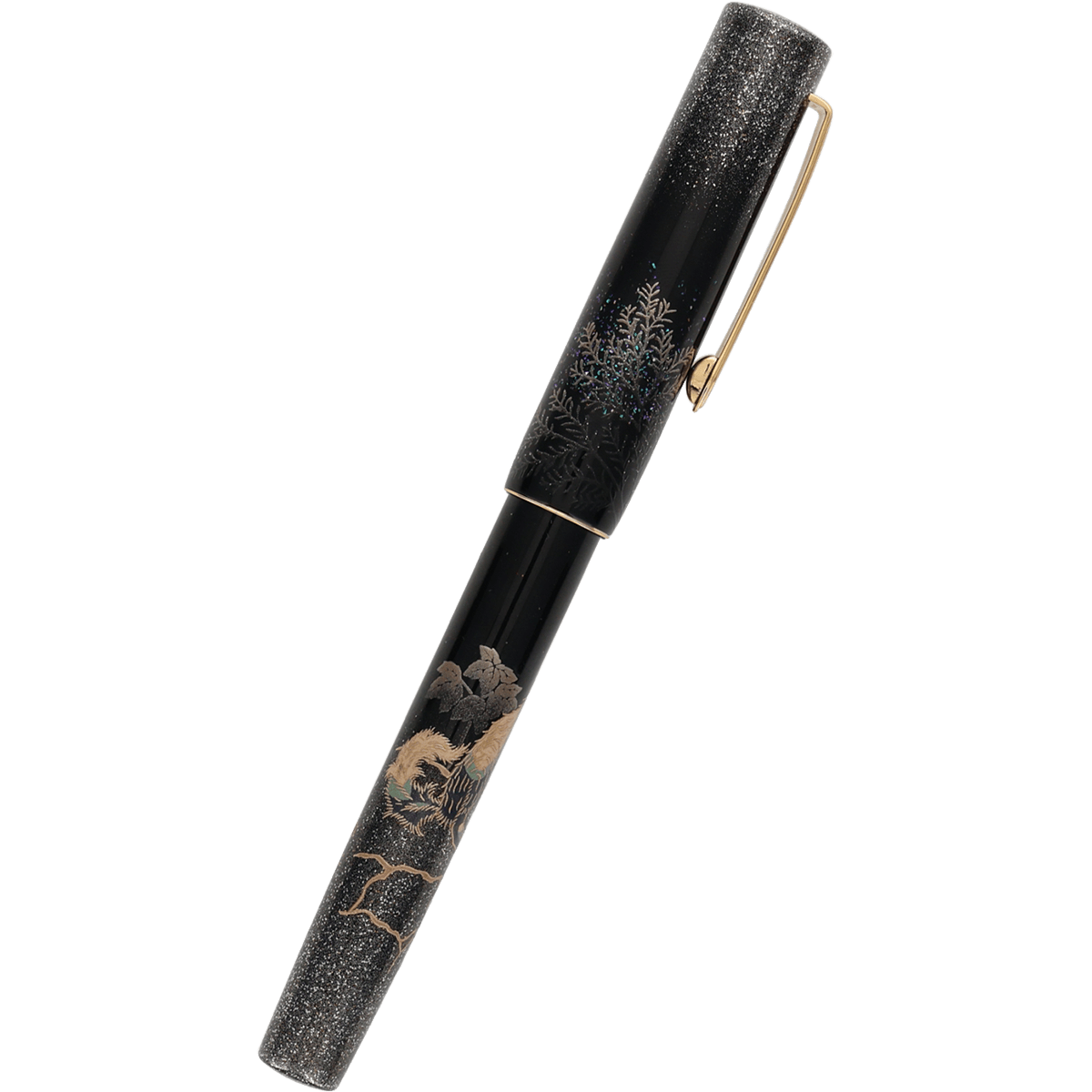 Namiki Fountain Pen - Maki-e Chinkin Wolf Moon (2026 Limited Edition) - Pen Boutique Ltd