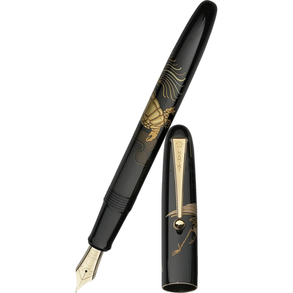 Namiki Nippon Art Fountain Pen - Crane and Turtle