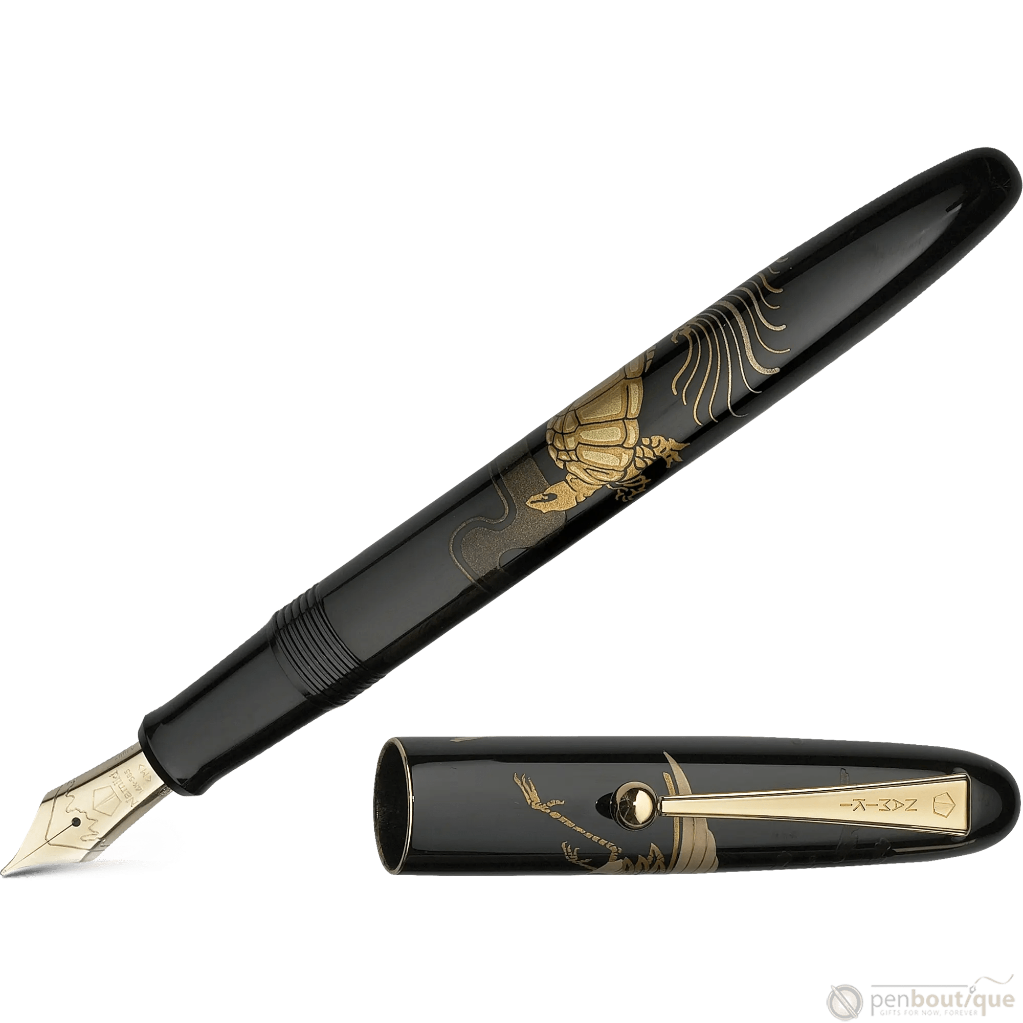 Namiki Nippon Art Fountain Pen - Crane and Turtle - Pen Boutique Ltd