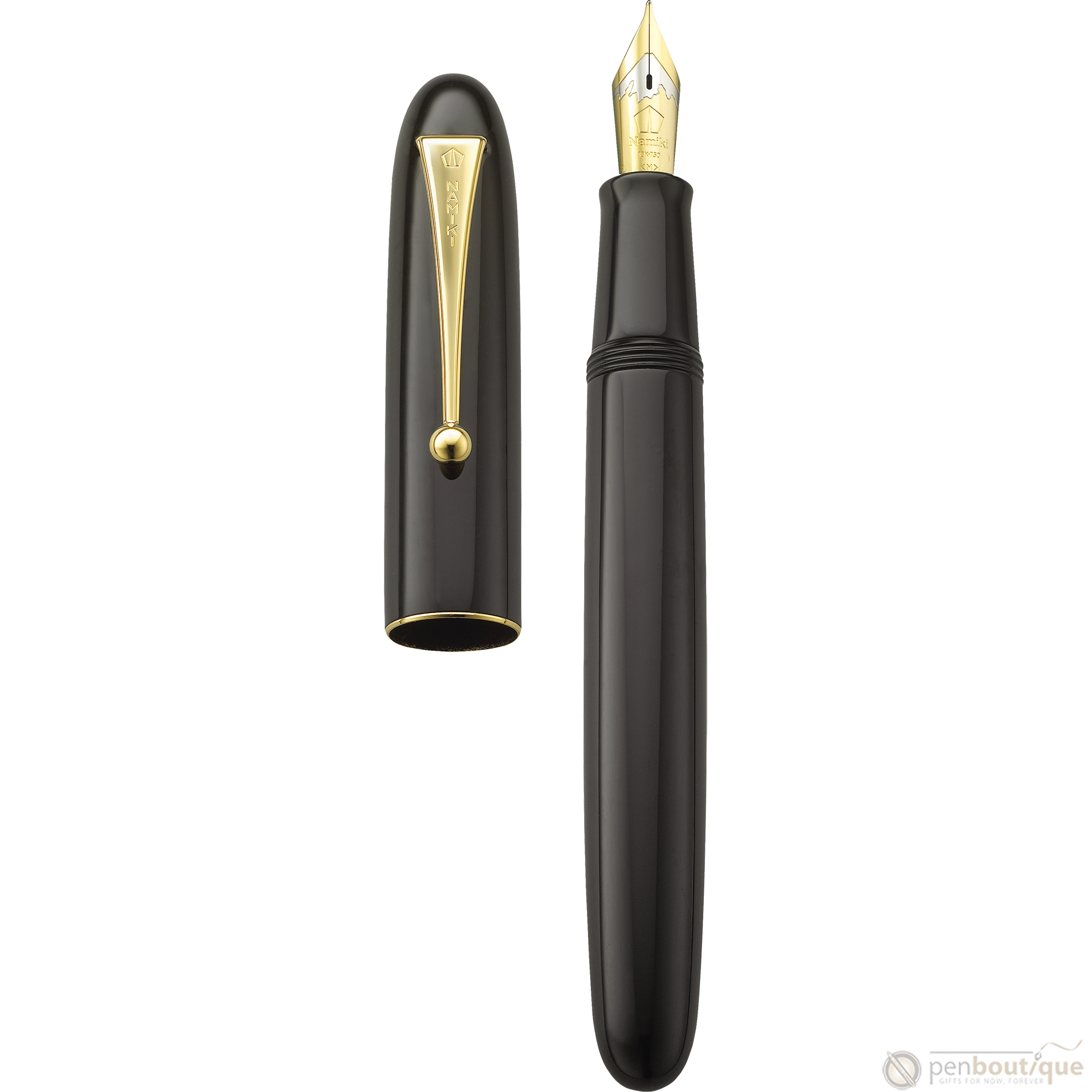 Namiki Yukari Royale Fountain Pen - Urushi Black-Pen Boutique Ltd