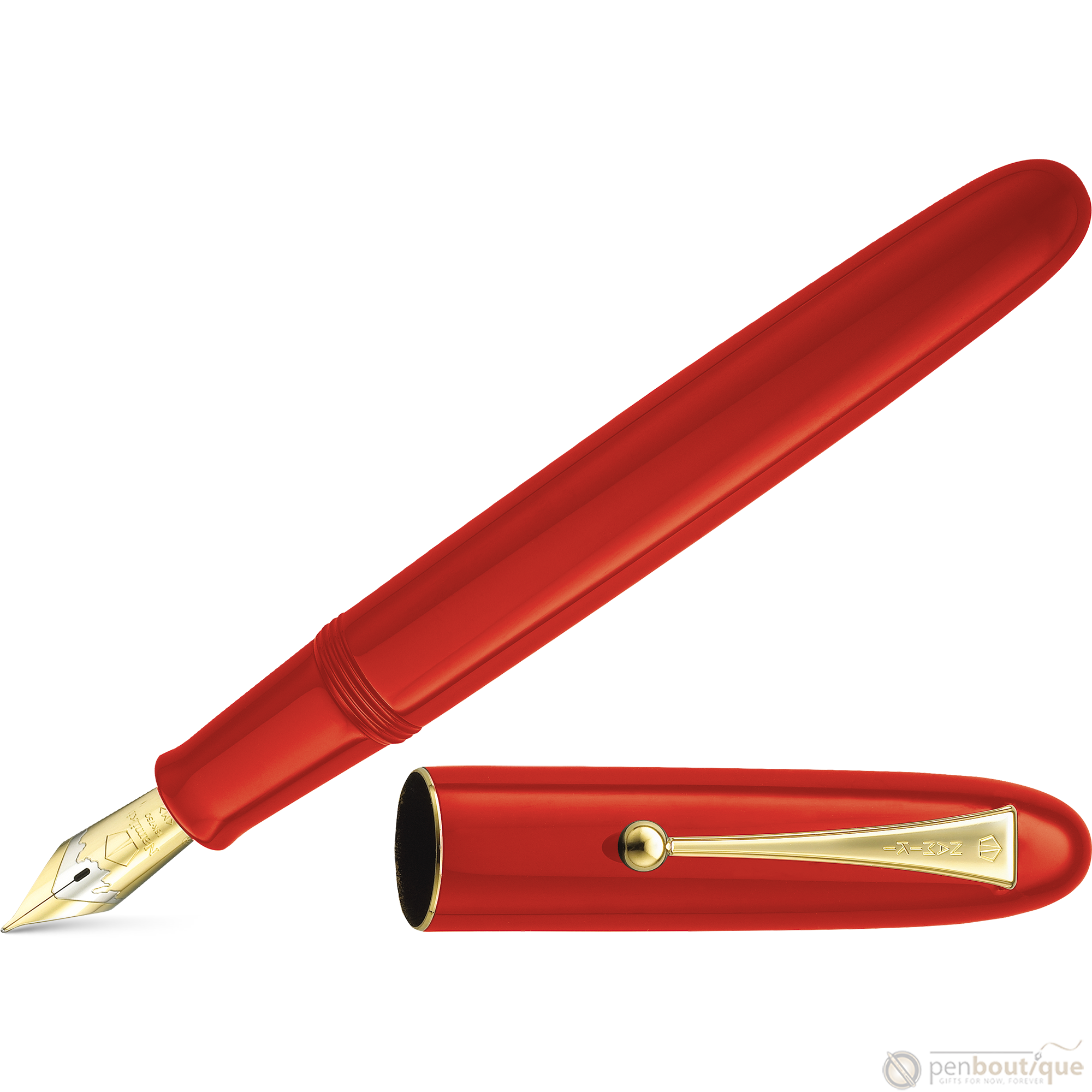 Namiki Yukari Royale Fountain Pen - Urushi Vermillion-Pen Boutique Ltd