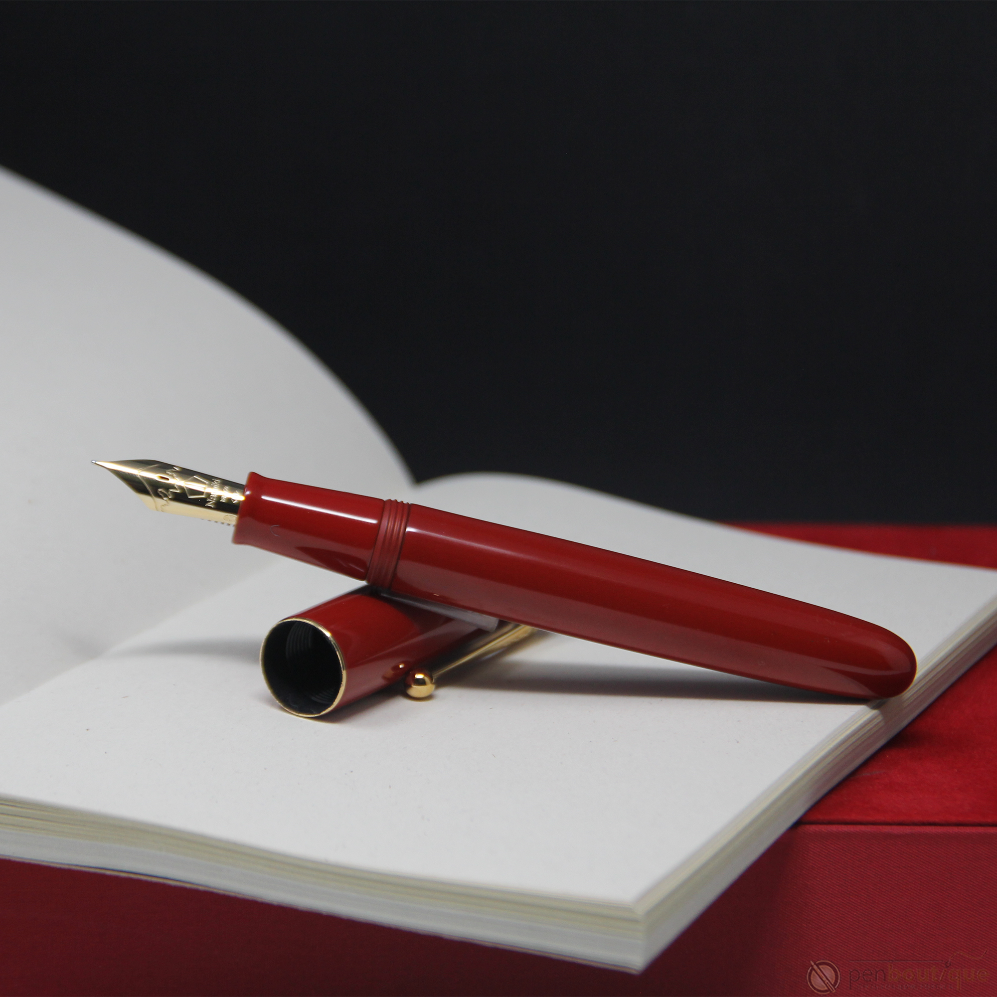Namiki Yukari Royale Fountain Pen - Urushi Vermillion-Pen Boutique Ltd