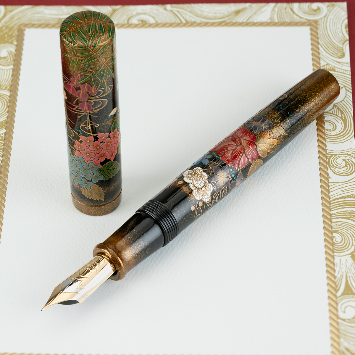Namiki Emperor Fountain Pen - Blooming Flowers in Profusion (Limited Edition)-Pen Boutique Ltd
