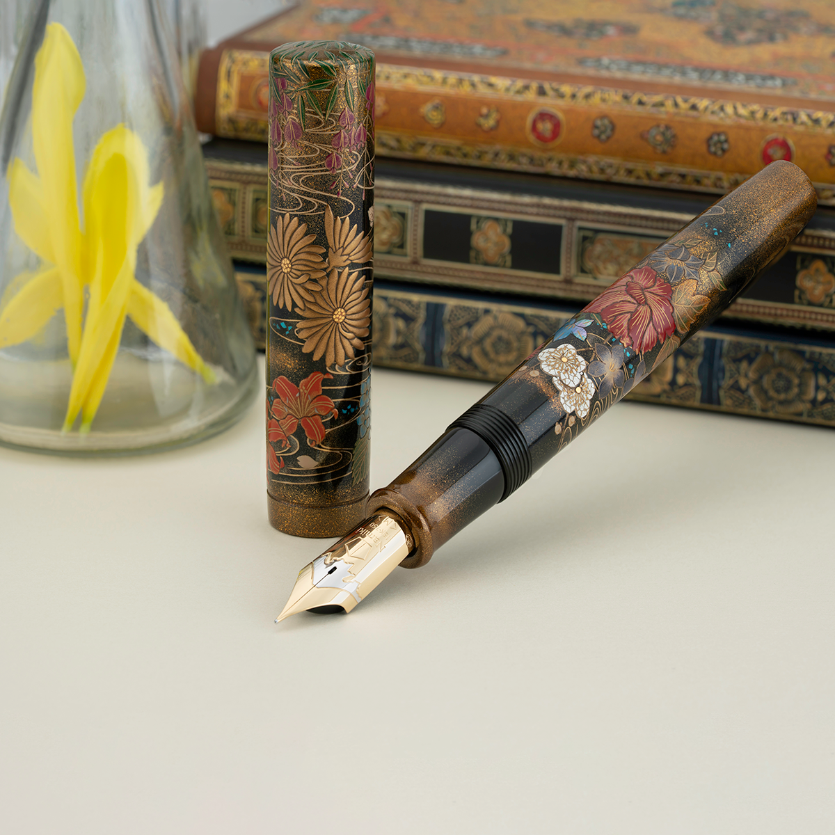 Namiki Emperor Fountain Pen - Blooming Flowers in Profusion (Limited Edition)-Pen Boutique Ltd