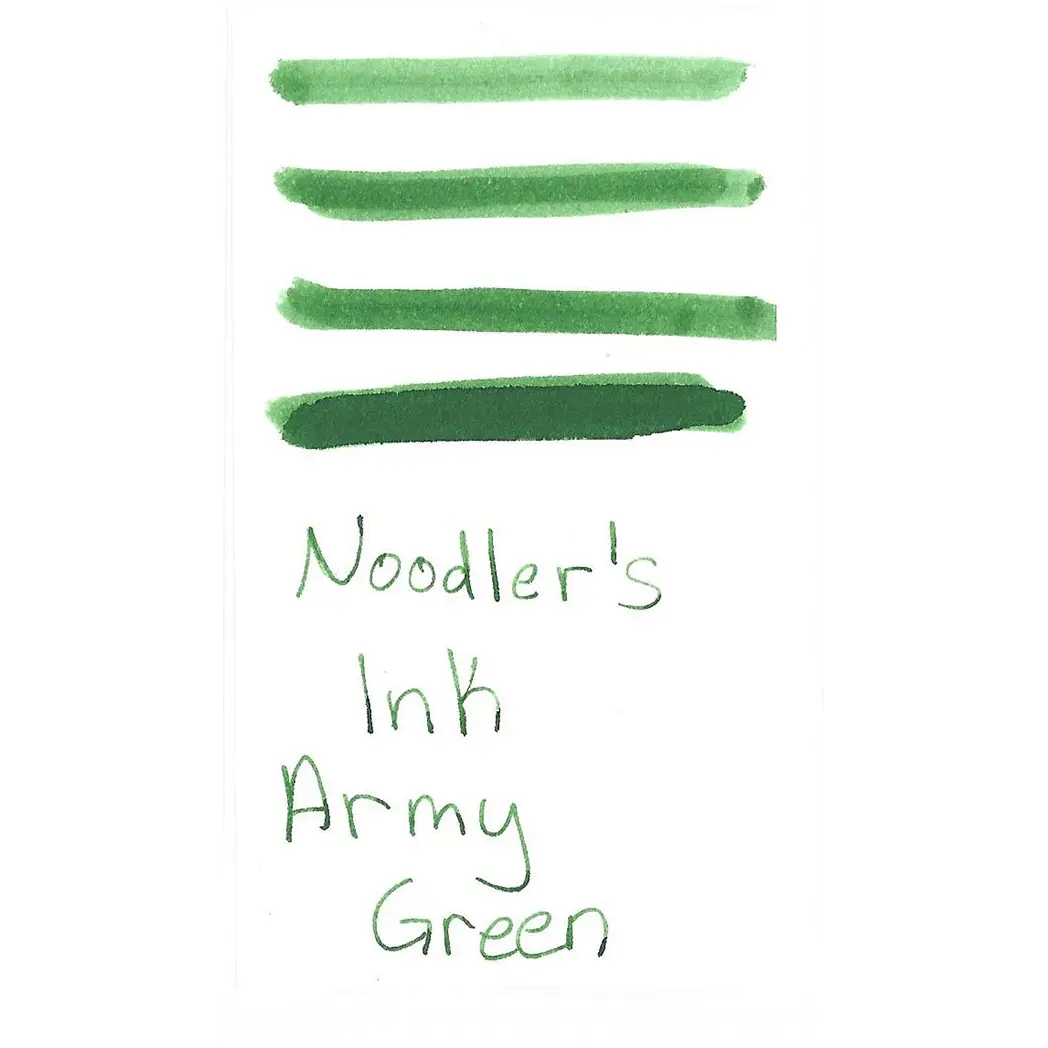 Noodlers Ink Army Green 3oz Ink Bottle Refill-Pen Boutique Ltd
