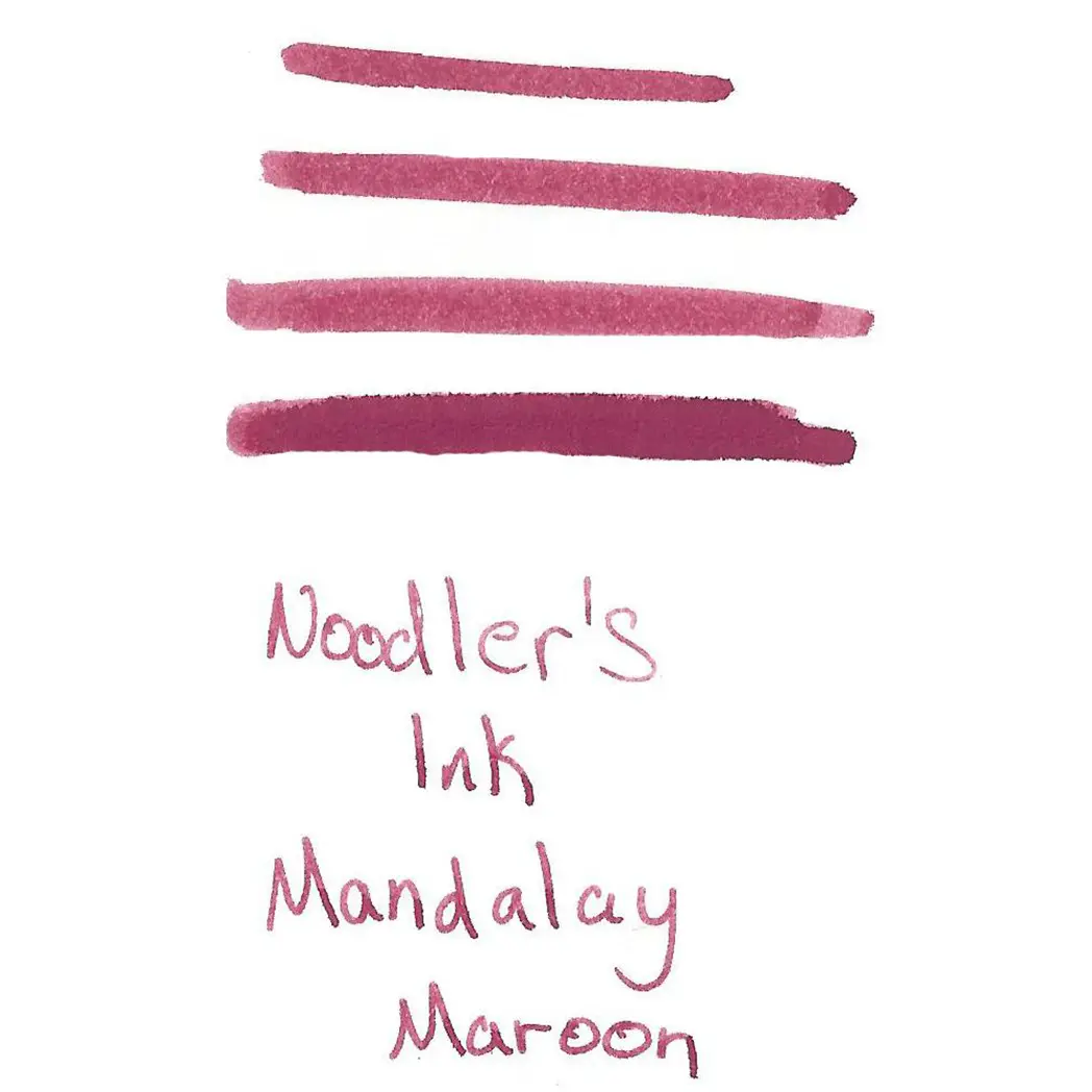 Noodlers Ink VMAIL Mandalay Maroon 3oz Ink Bottle Refill-Pen Boutique Ltd