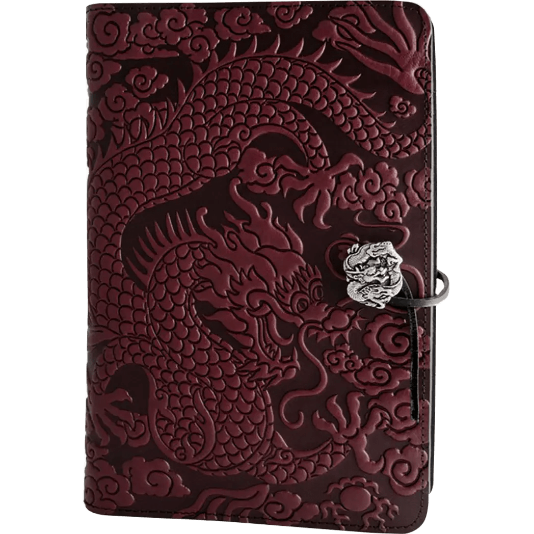 Oberon Design Cloud Dragon Large Journal - Wine - Pen Boutique Ltd