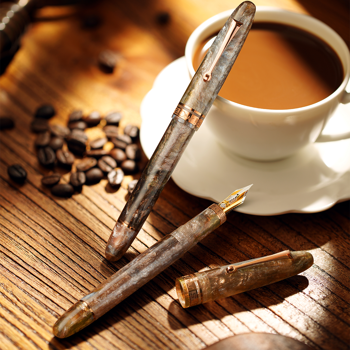 Omas Ogiva Fountain Pen - Espresso Martini (Limited Edition)-Pen Boutique Ltd