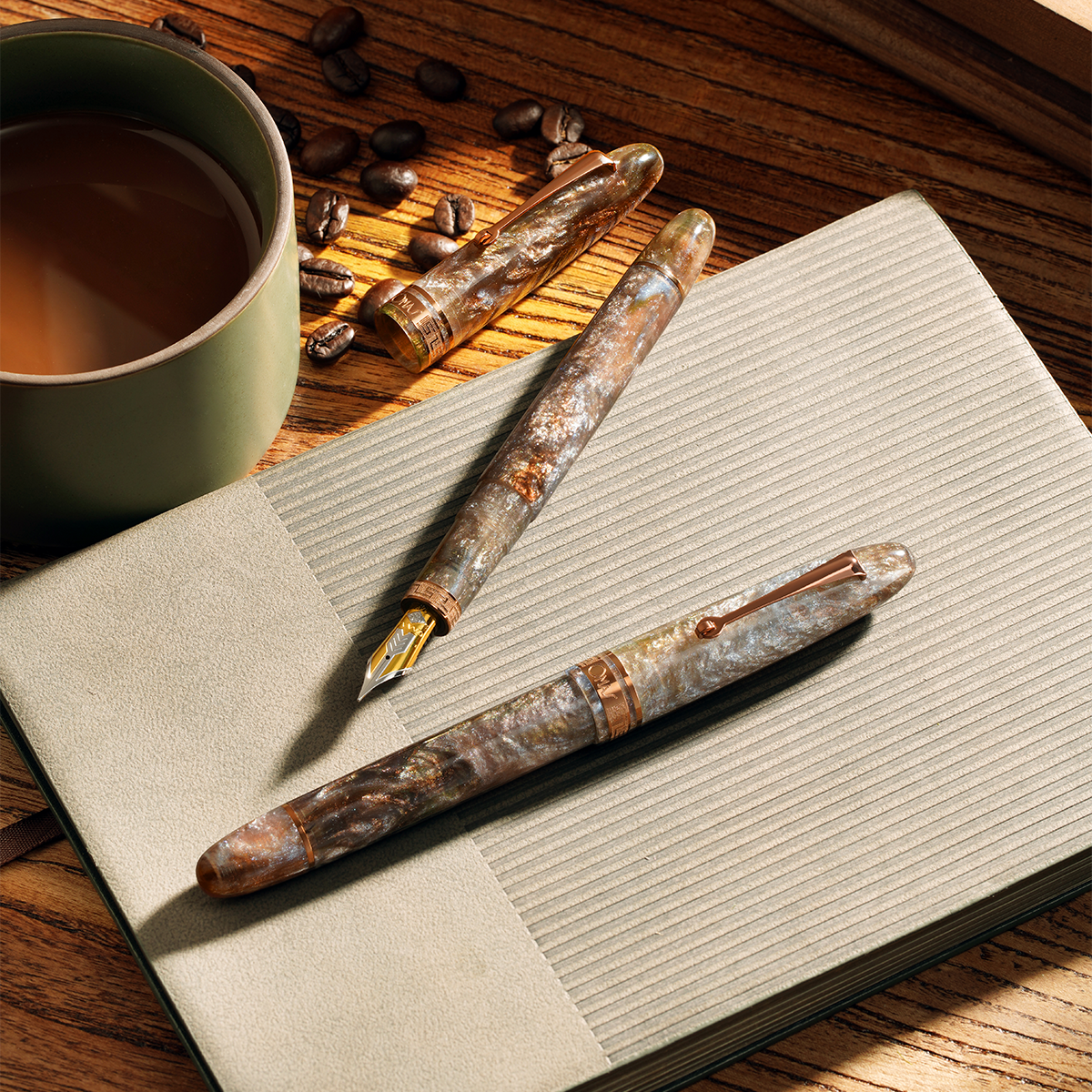 Omas Ogiva Fountain Pen - Espresso Martini (Limited Edition)-Pen Boutique Ltd