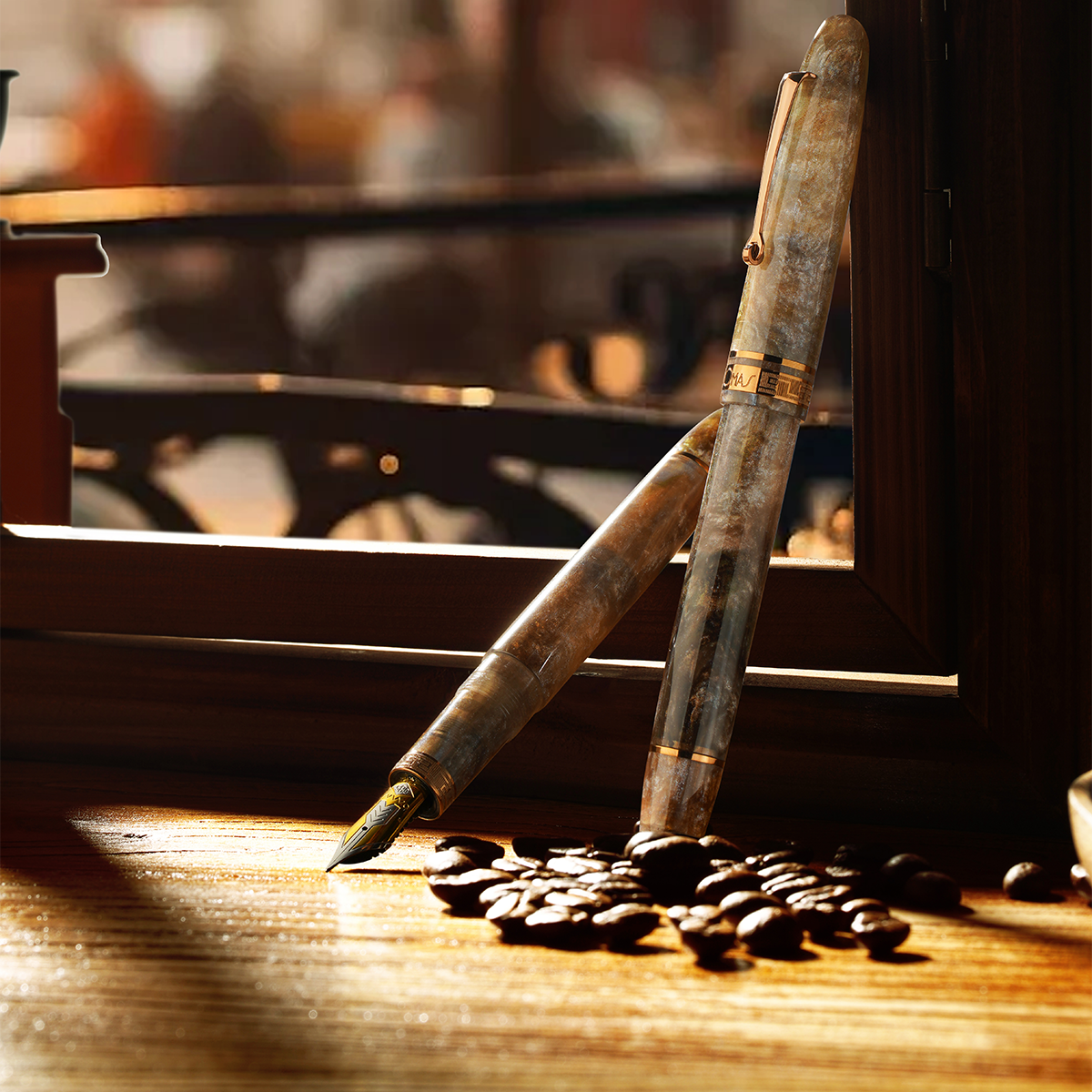 Omas Ogiva Fountain Pen - Espresso Martini (Limited Edition)-Pen Boutique Ltd