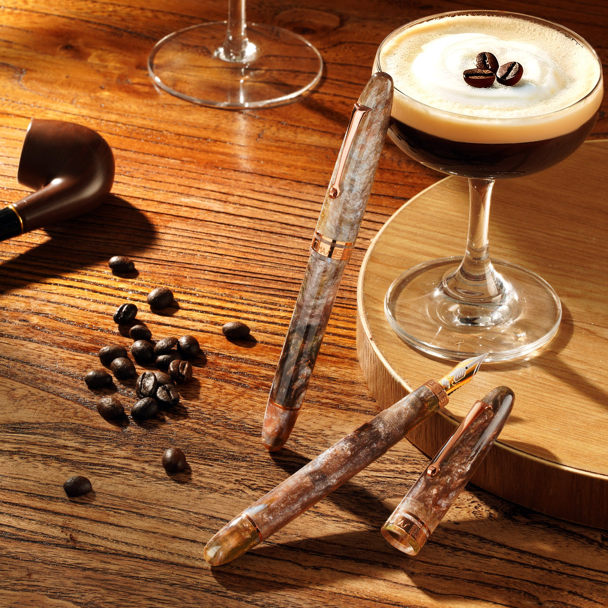 Omas Ogiva Fountain Pen - Espresso Martini (Limited Edition)-Pen Boutique Ltd