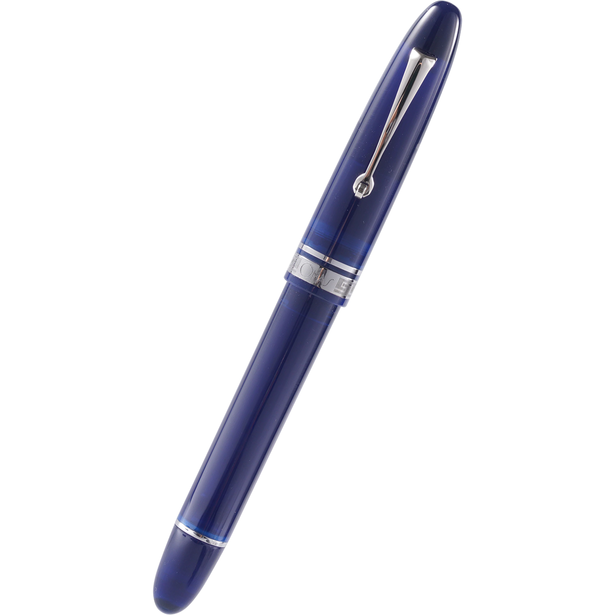 Omas Ogiva Rollerball Pen - Blue - Silver Trim-Pen Boutique Ltd