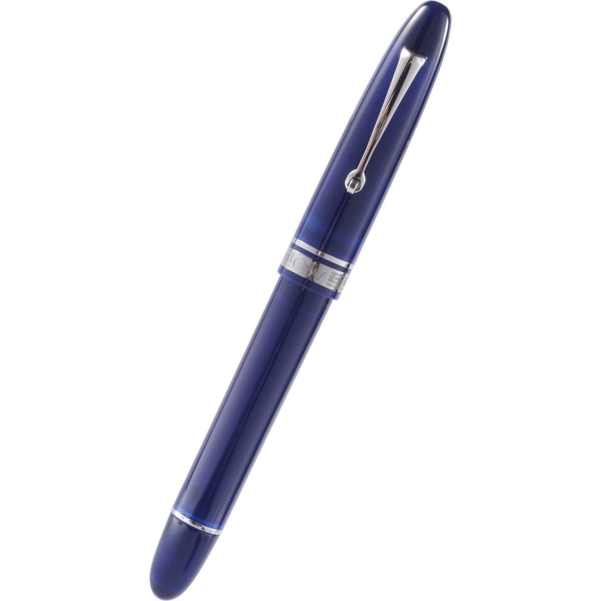 Omas Ogiva Rollerball Pen - Blue - Silver Trim - Pen Boutique Ltd