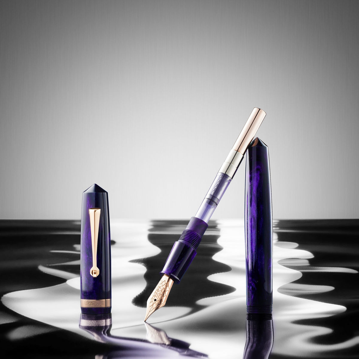 Omas Studio Fountain Pen - Ametista Profondo