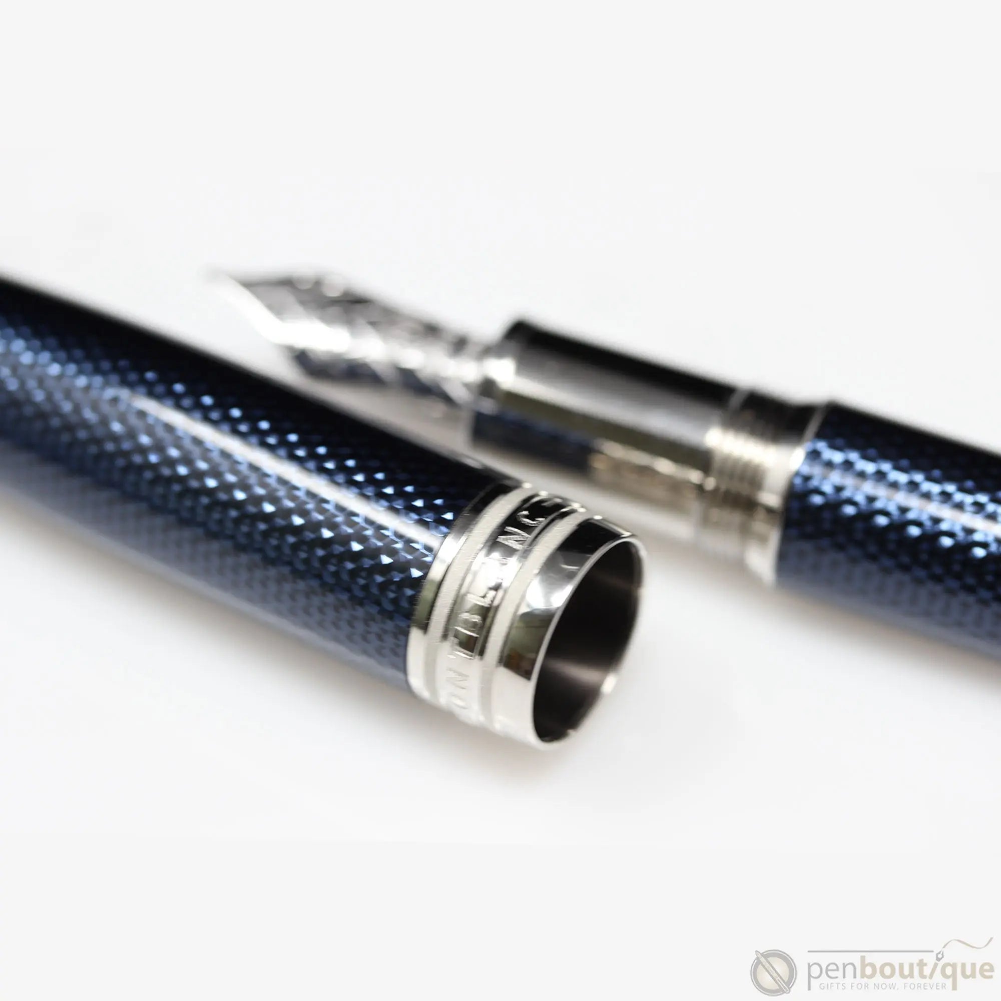 Montblanc Solitaire Fountain Pen - Blue Hour - Legrand-Pen Boutique Ltd