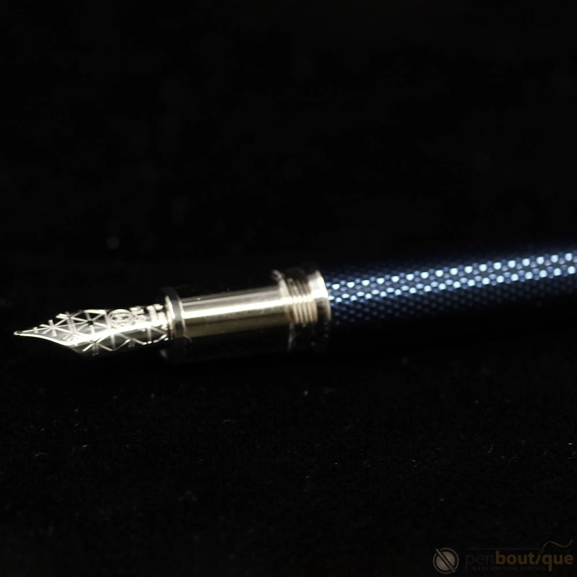 Montblanc Solitaire Fountain Pen - Blue Hour - Legrand-Pen Boutique Ltd