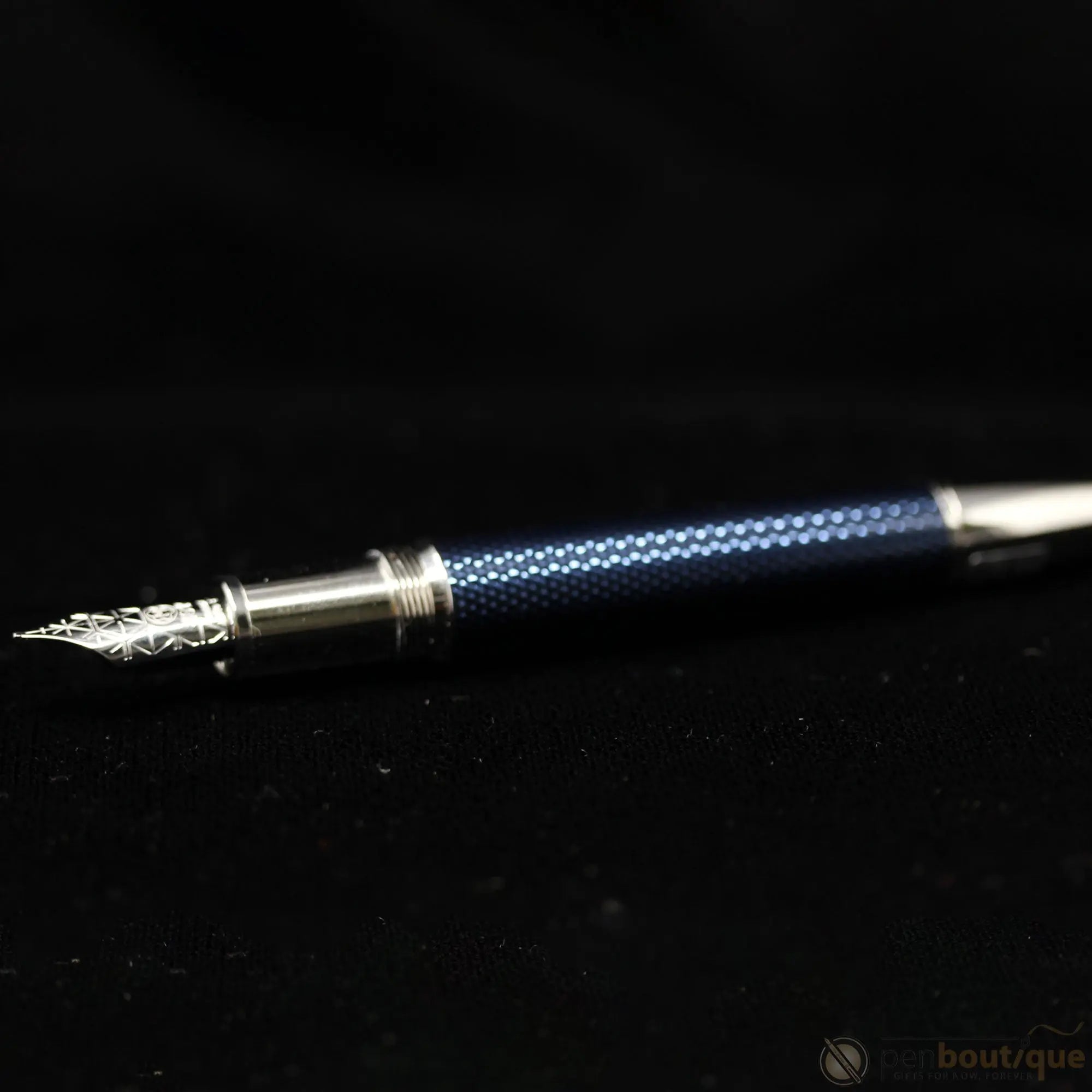 Montblanc Solitaire Fountain Pen - Blue Hour - Legrand-Pen Boutique Ltd