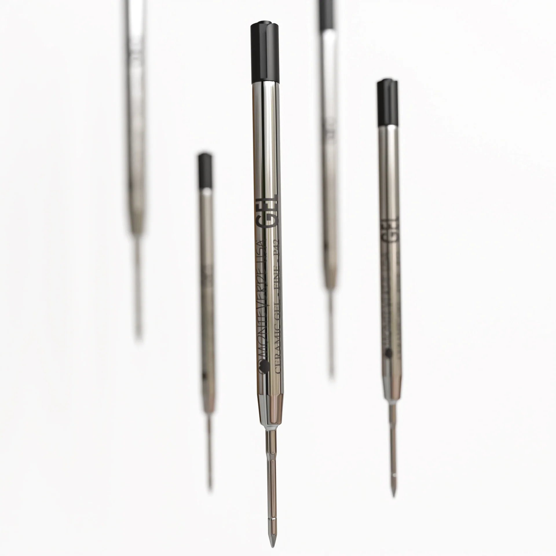 Monteverde Capless Gel Refill (to fit Parker) - Black - 0.7 mm Fine Point (1/pack)-Pen Boutique Ltd