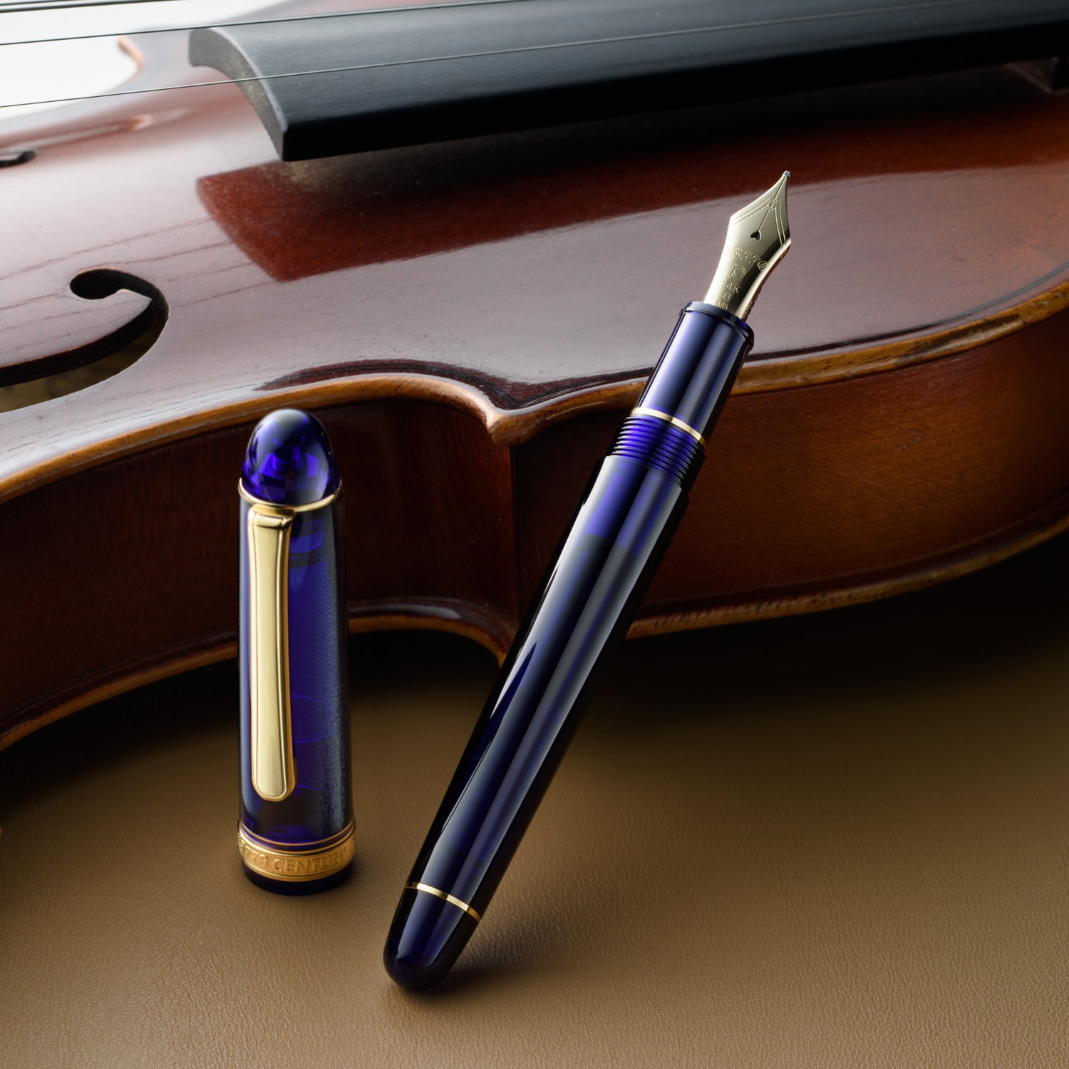 Platinum 3776 Century Chartres Blue Fountain Pen-Pen Boutique Ltd