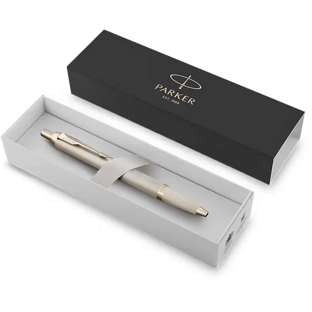 Parker IM Ballpoint Pen - Monochrome - Champagne - Pen Boutique Ltd
