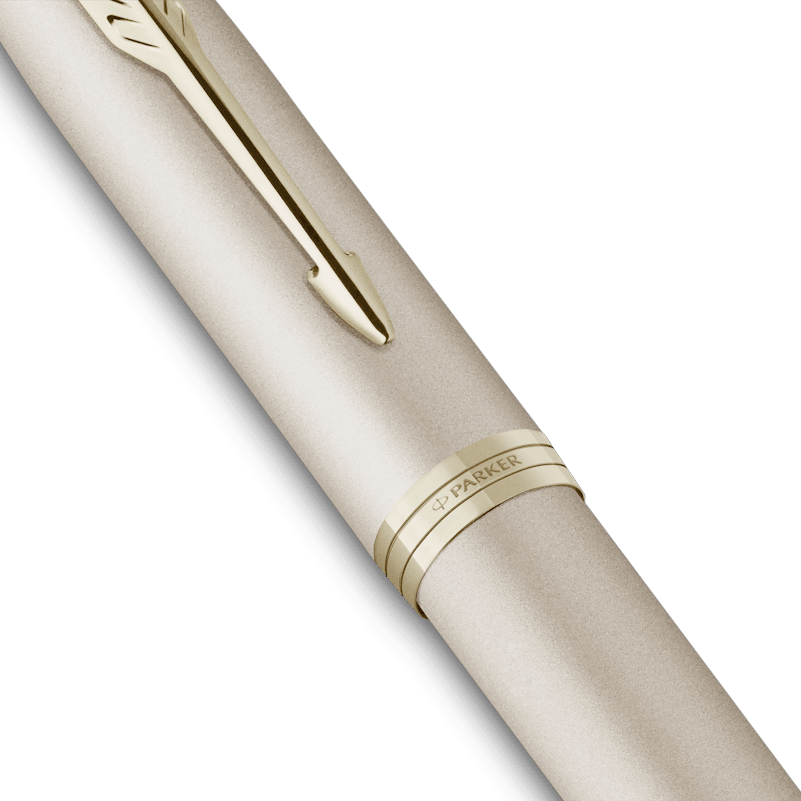 Parker IM Rollerball Pen - Monochrome - Champagne - Pen Boutique Ltd