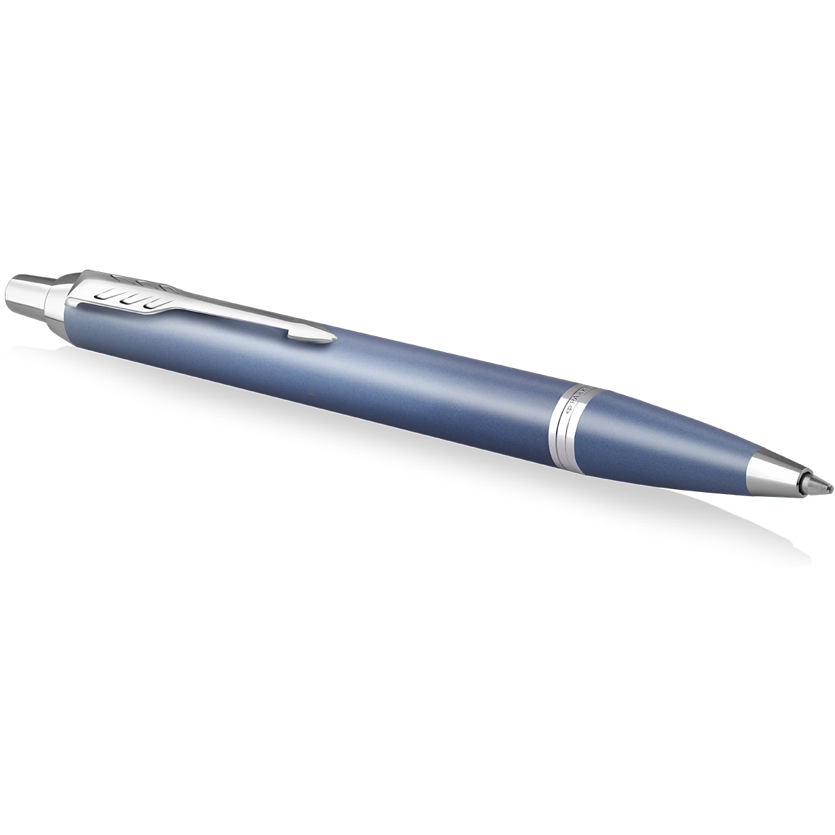 Parker IM Writing Rituals Ballpoint Pen - Peaceful Blue Gradient - Chrome Trim-Pen Boutique Ltd