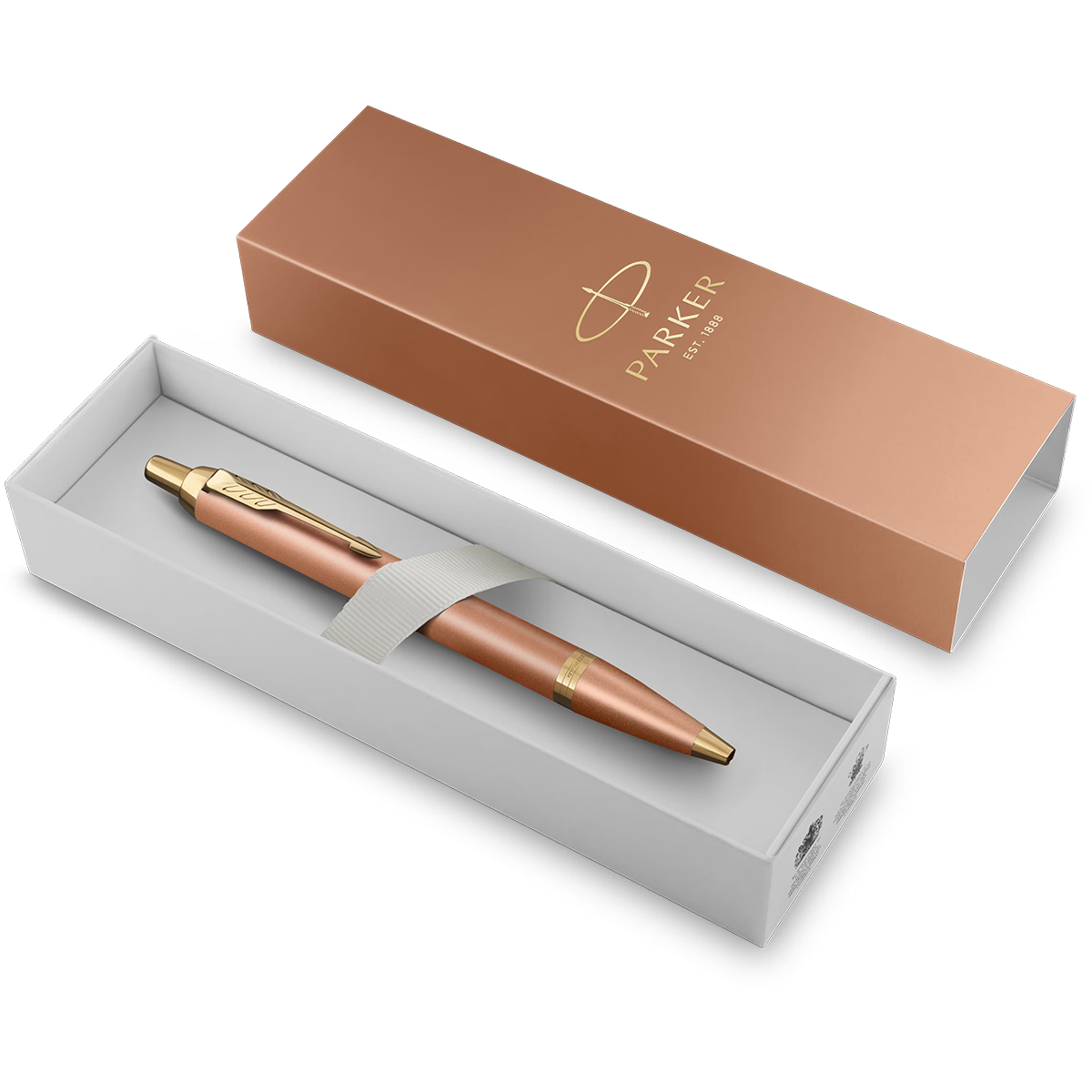 Parker IM Writing Rituals Ballpoint Pen - Uplifting Orange Gradient - Gold Trim-Pen Boutique Ltd
