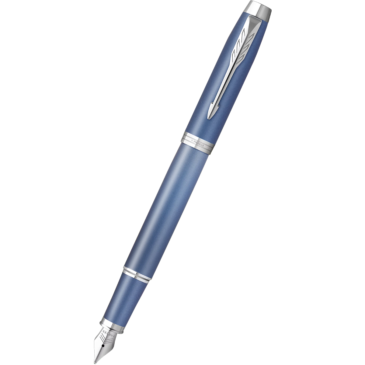 Parker IM Writing Rituals Fountain Pen - Peaceful Blue Gradient - Chrome Trim-Pen Boutique Ltd