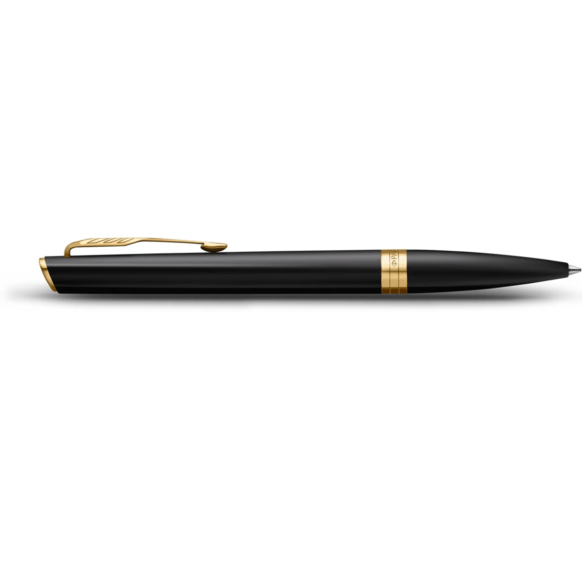 Parker Meridian Ballpoint Pen - Matte Black - Gold Trim - Pen Boutique Ltd