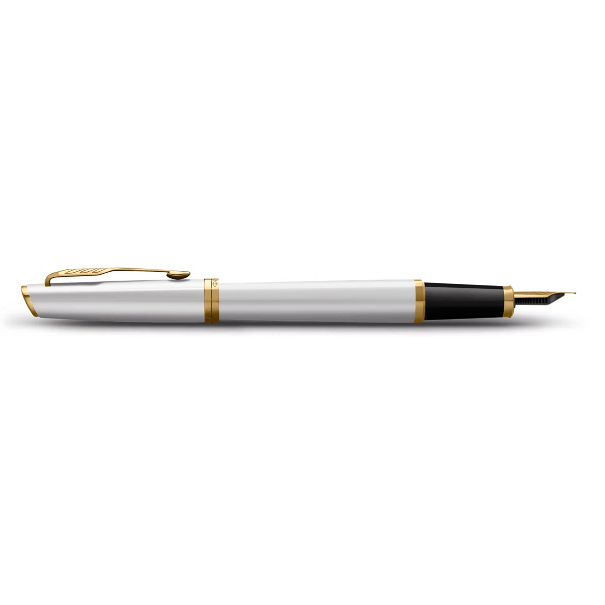 Parker Meridian Fountain Pen - Chrome - Gold Trim - Pen Boutique Ltd