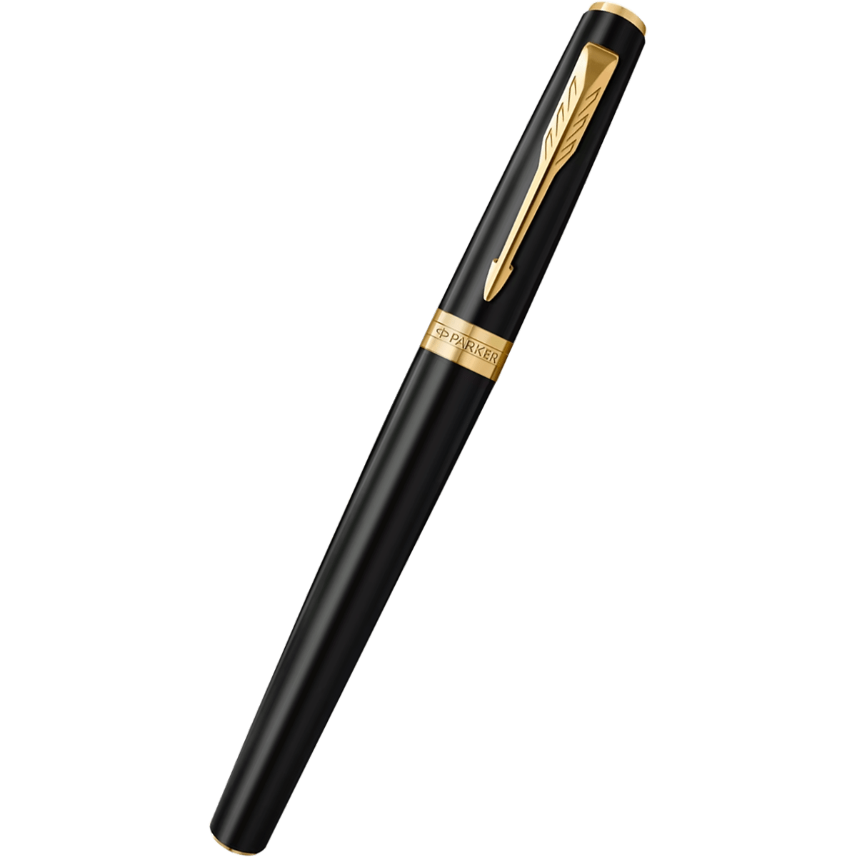 Parker Meridian Fountain Pen - Matte Black - Gold Trim - Pen Boutique Ltd