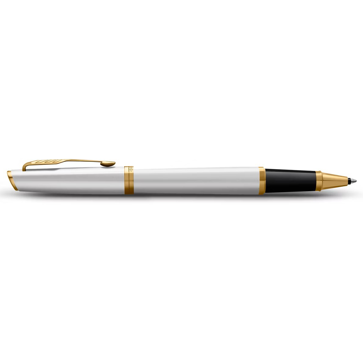 Parker Meridian Rollerbal Pen - Chrome - Gold Trim-Pen Boutique Ltd