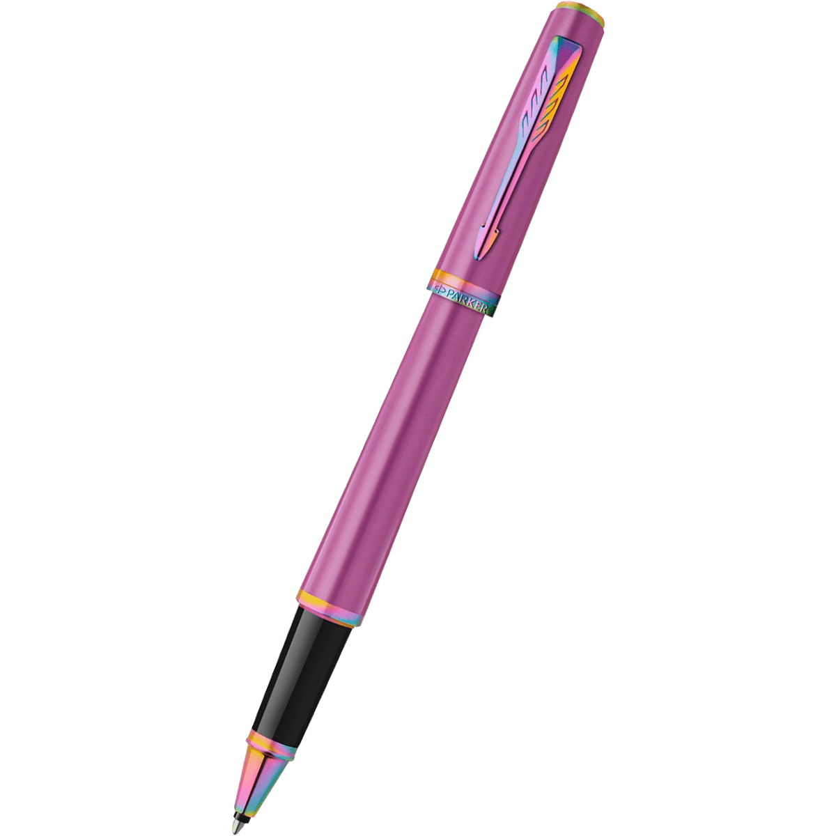 Parker Meridian Rollerball Pen - Grape - Rainbow Trim - Pen Boutique Ltd