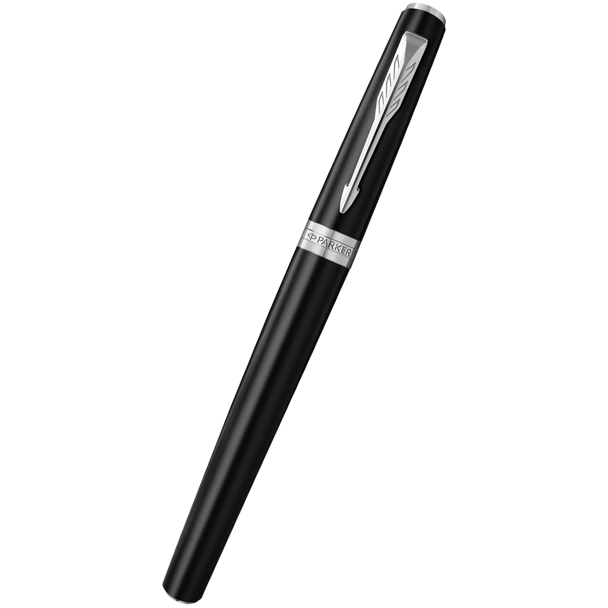 Parker Meridian Rollerball Pen - Matte Black - Chrome Trim - Pen Boutique Ltd