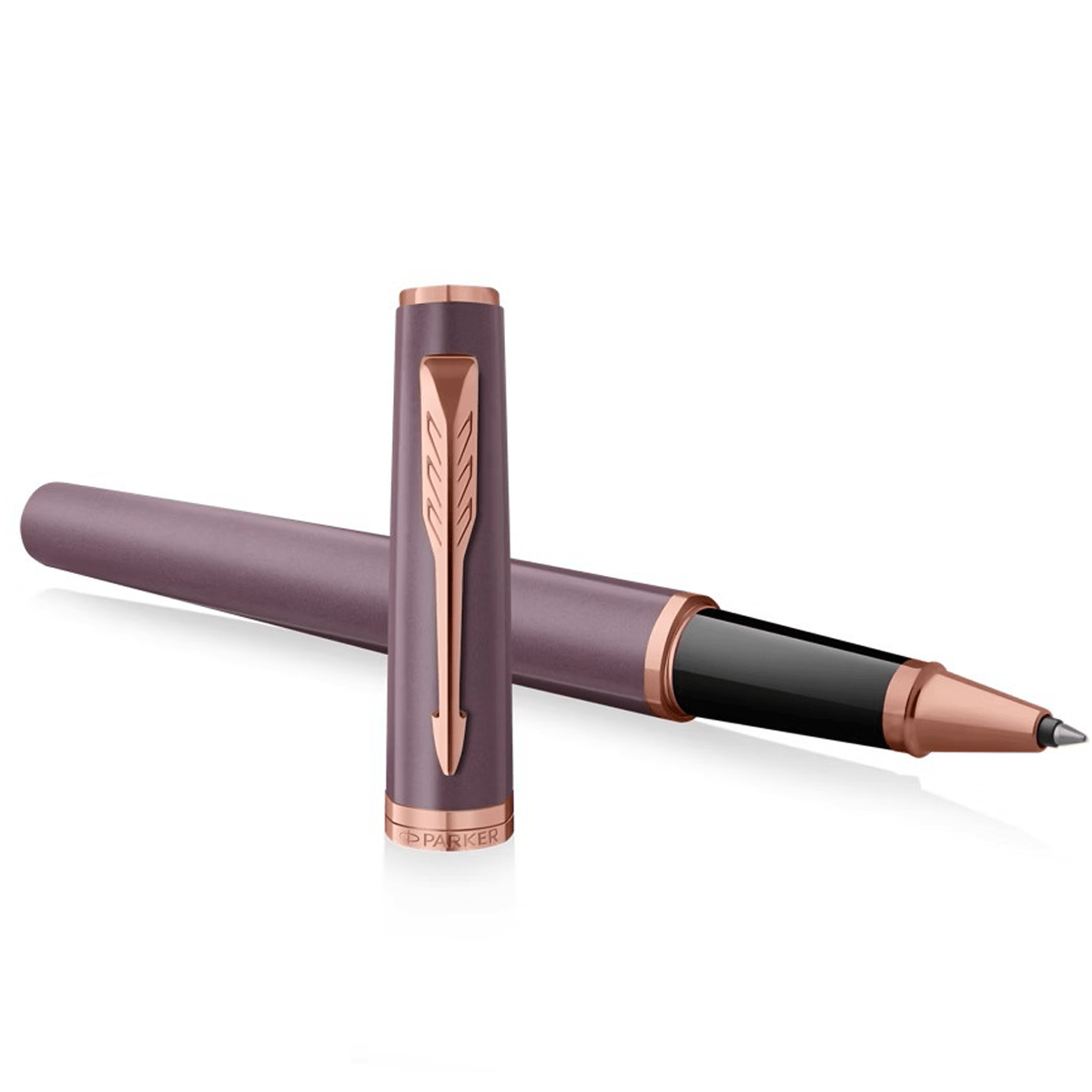 Parker Meridian Rollerball Pen - Purple - Pink Gold Trim - Pen Boutique Ltd