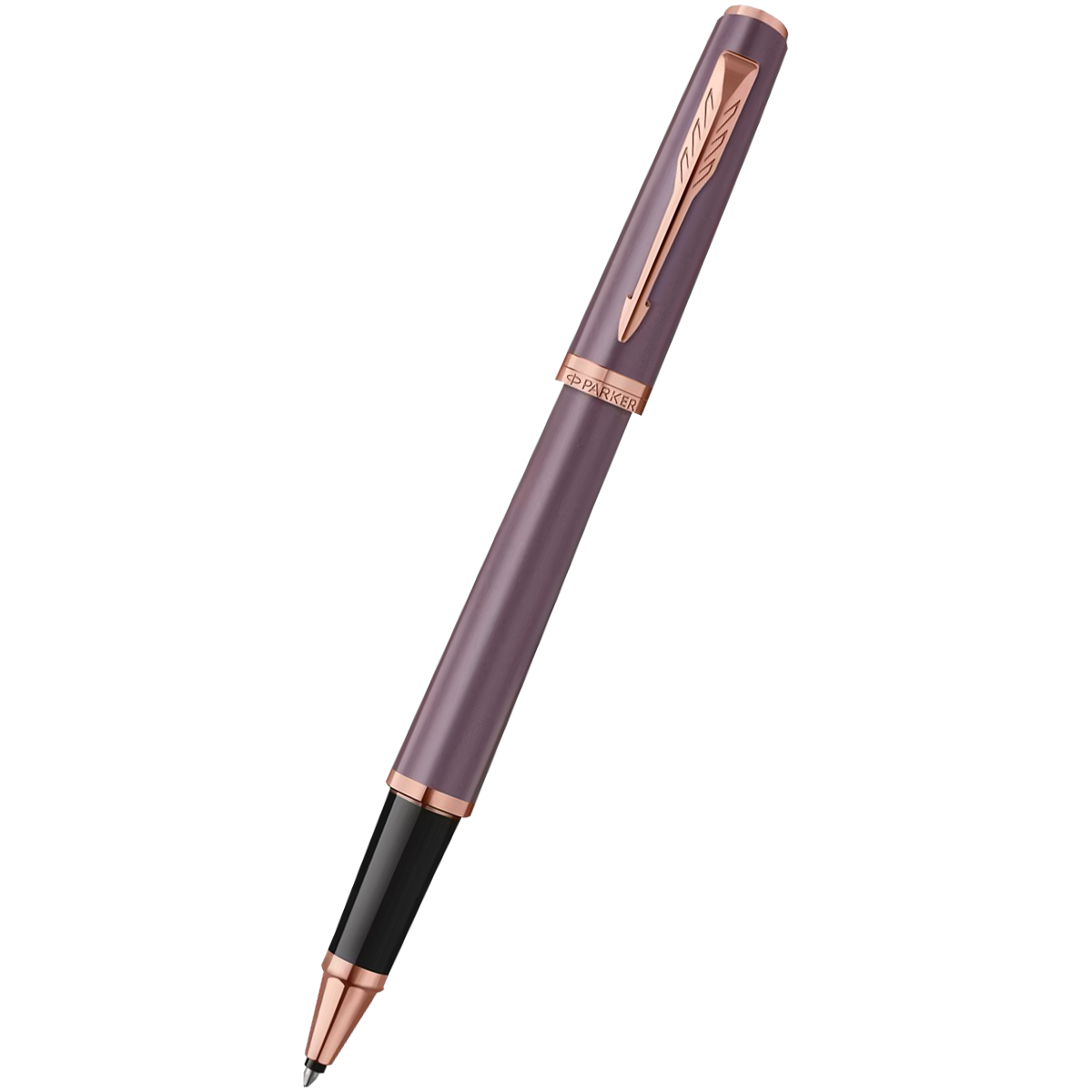 Parker Meridian Rollerbal Pen - Purple - Pink Gold Trim-Pen Boutique Ltd