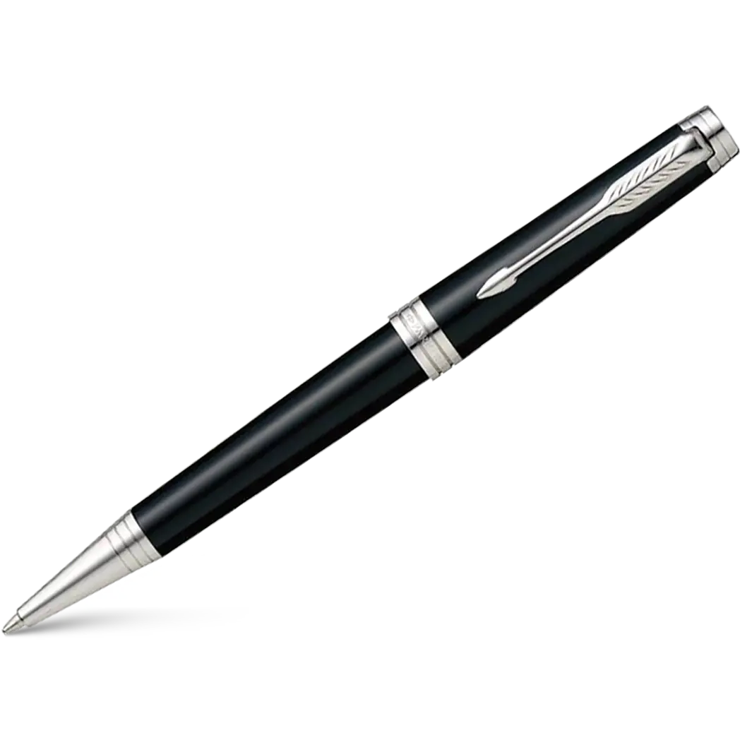 Parker Premier Black Lacquer ST Ballpoint Pen-Pen Boutique Ltd