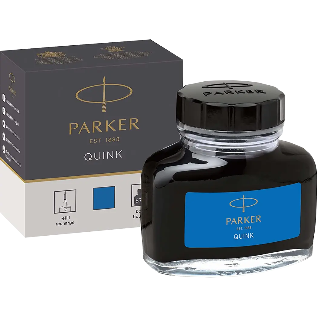 Parker Quink Washable Blue - 57ml Bottled Ink-Pen Boutique Ltd