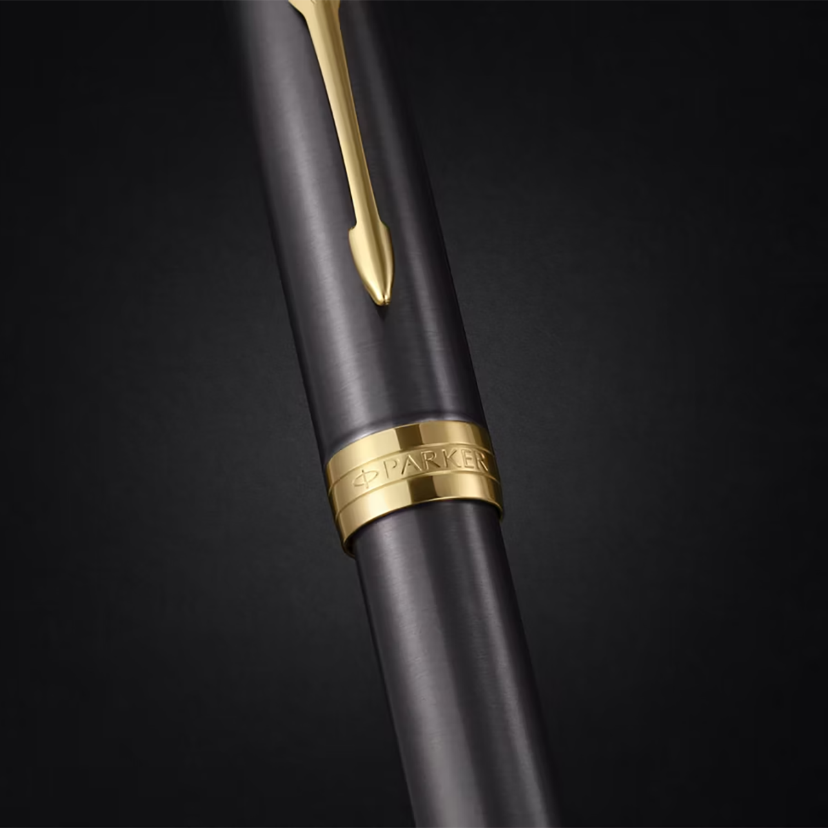 Parker Sonnet Fountain Pen - Grey - Gold Trim-Pen Boutique Ltd