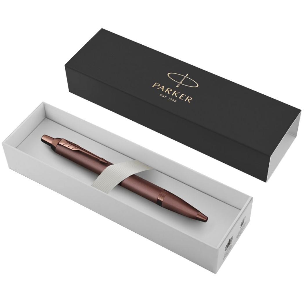 Parker IM Ballpoint Pen - Monochrome - Burgundy-Pen Boutique Ltd