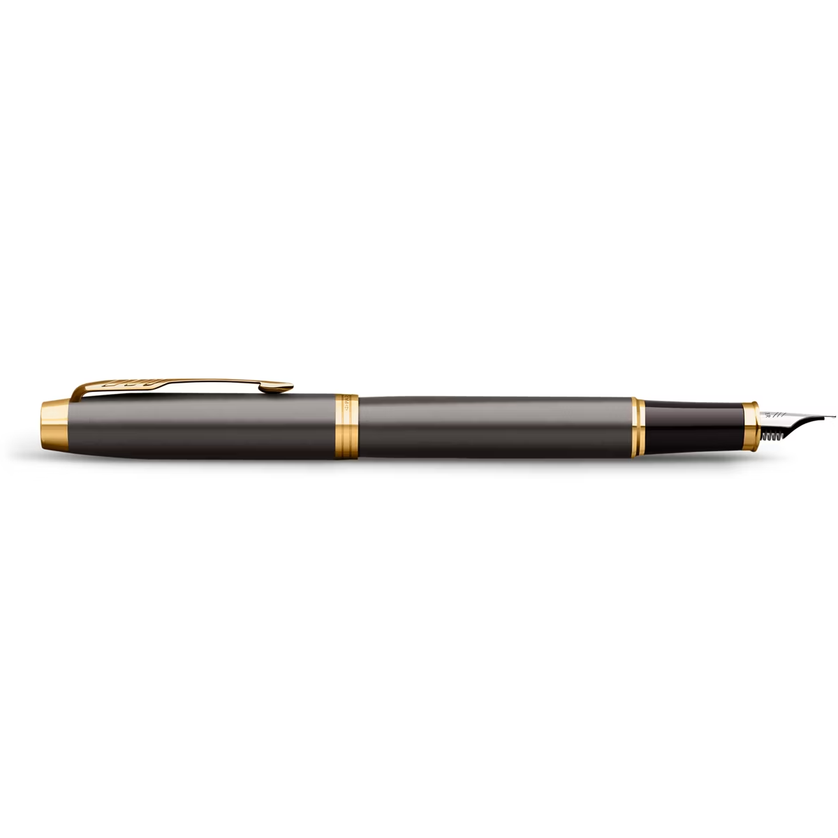 Parker IM Fountain Pen - Grey - Gold Trim