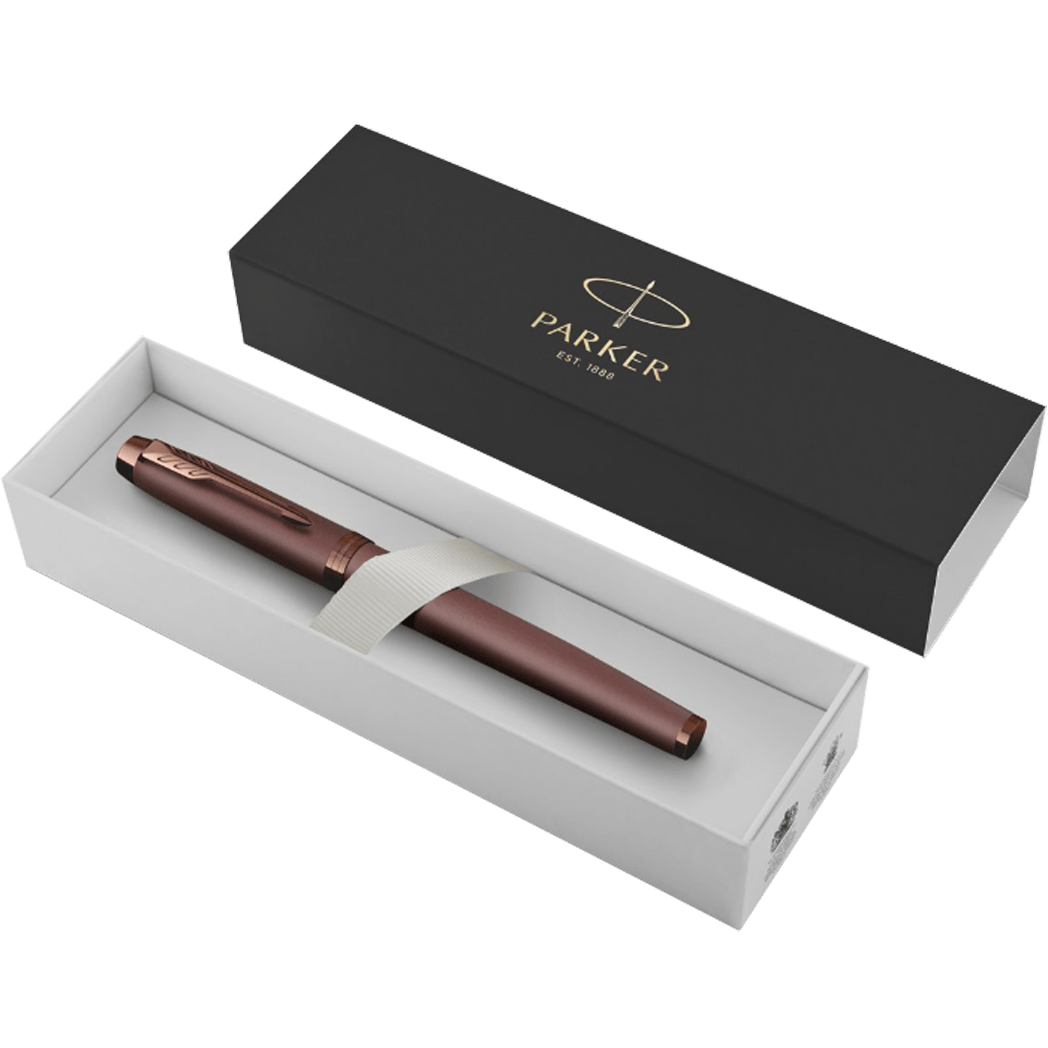 Parker IM Rollerball Pen - Monochrome - Burgundy-Pen Boutique Ltd