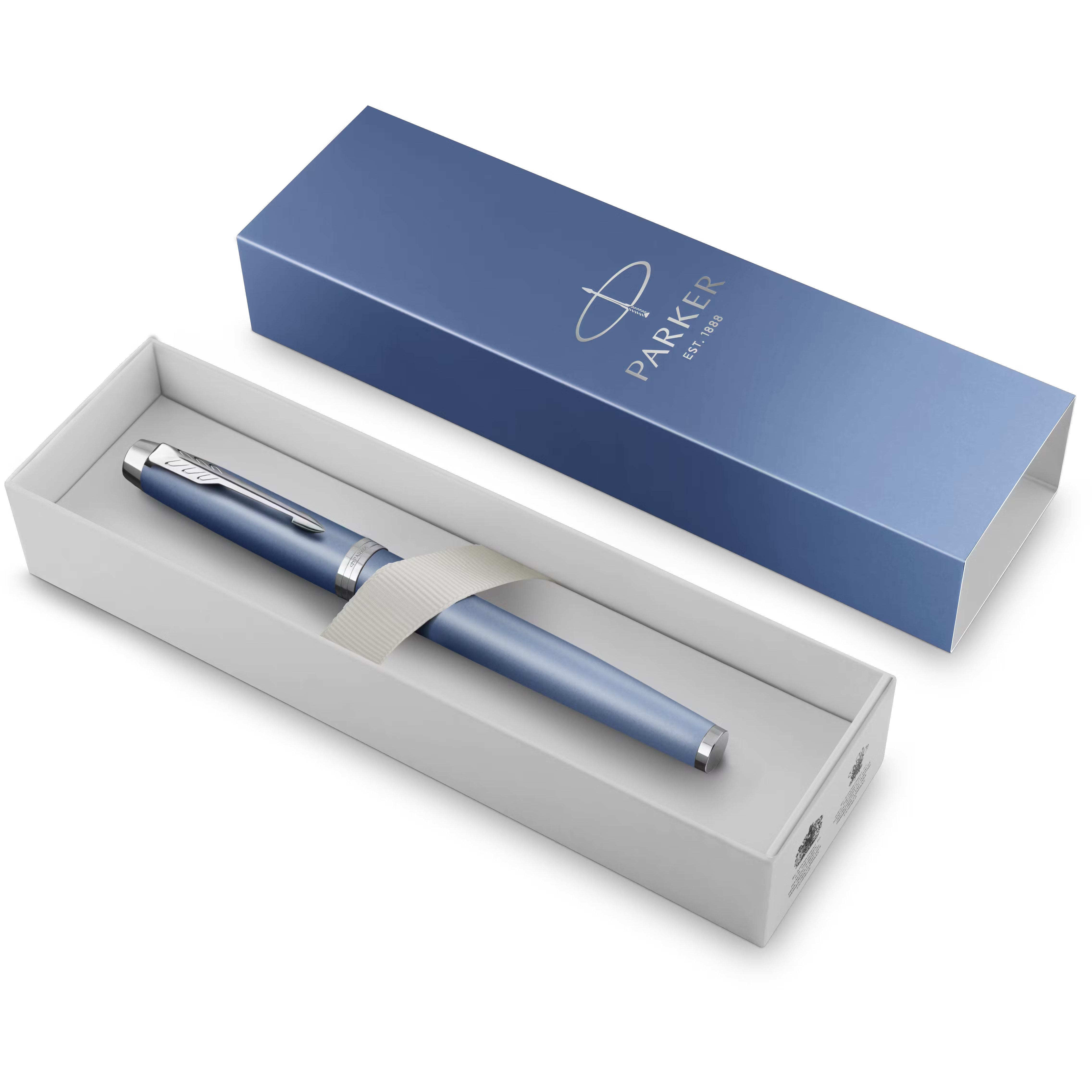 Parker IM Writing Rituals Rollerball Pen - Peaceful Blue Gradient with Chrome Trim-Pen Boutique Ltd