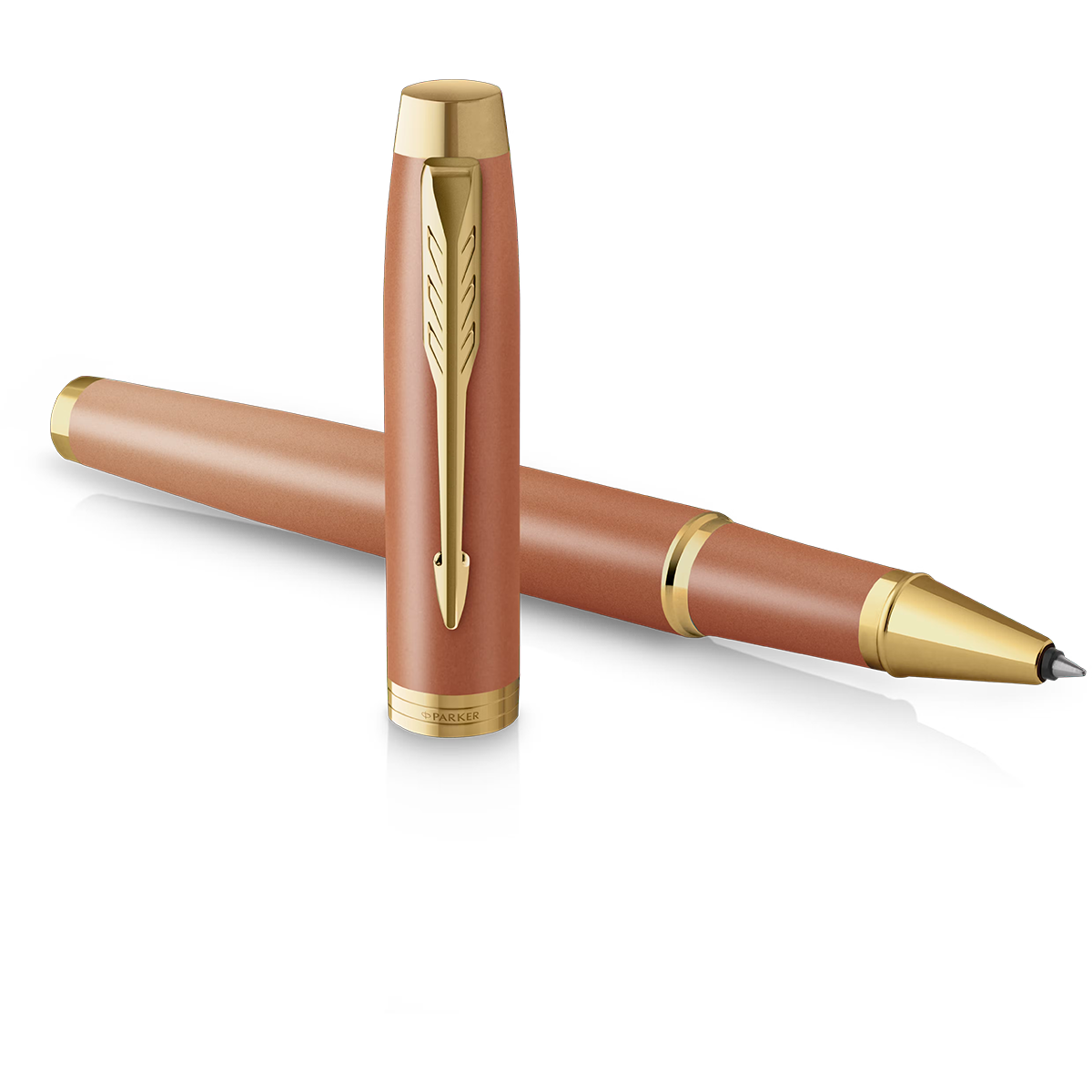 Parker IM Writing Rituals Rollerball Pen - Uplifting Orange Gradient with Gold Trim-Pen Boutique Ltd