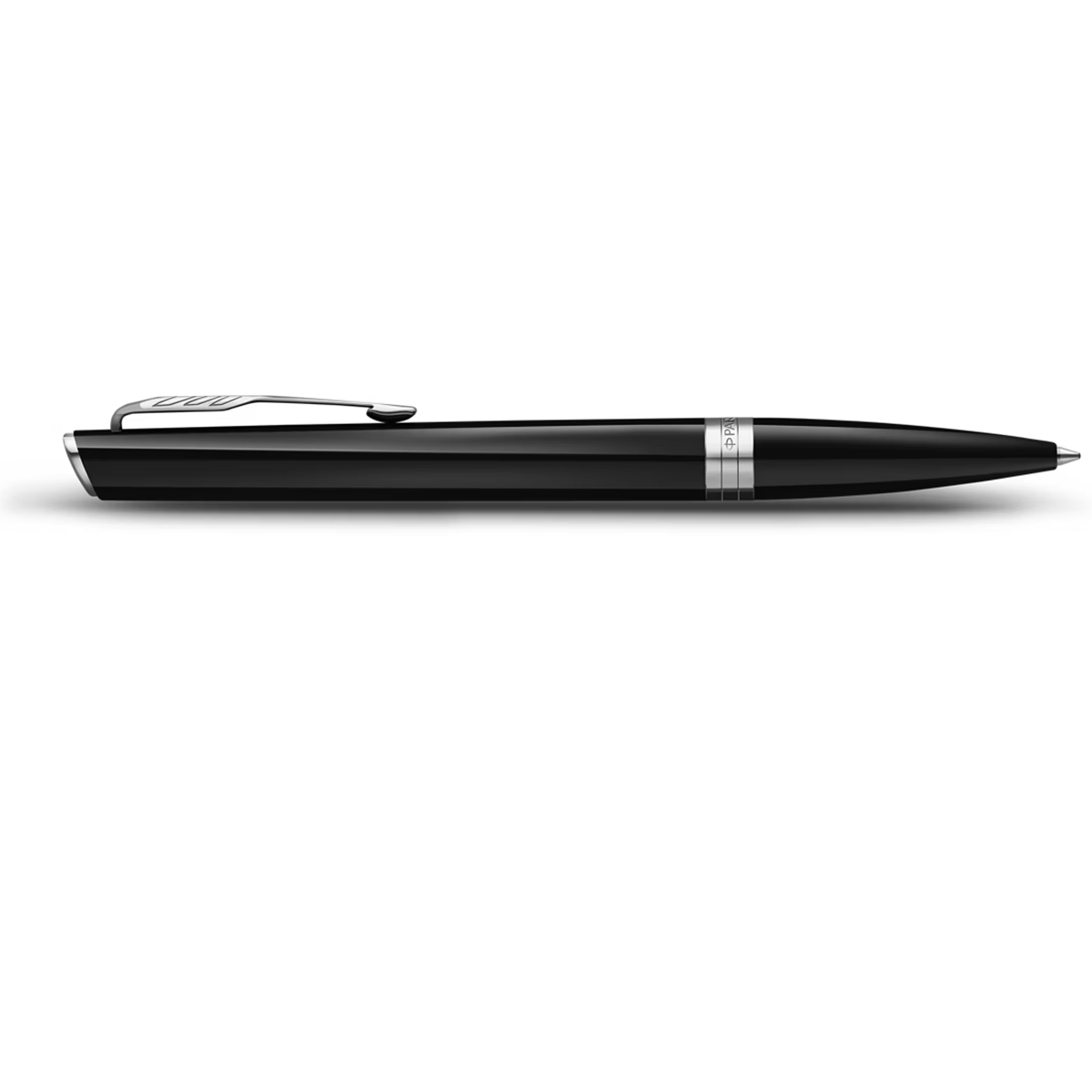 Parker Meridian Ballpoint Pen - Black - Chrome Trim