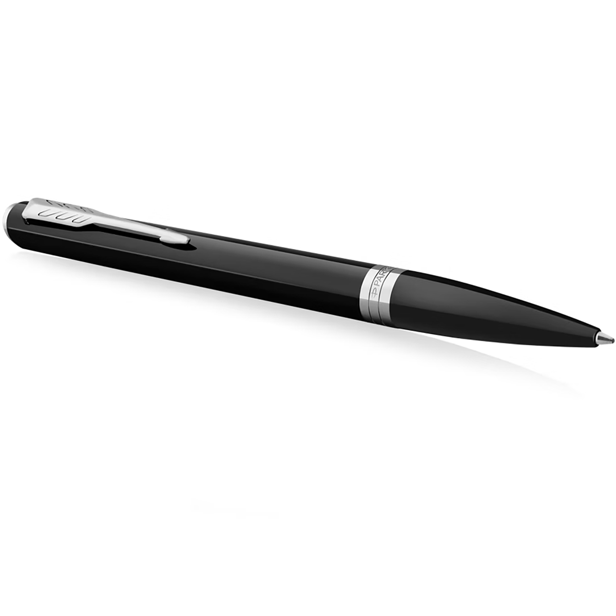 Parker Meridian Ballpoint Pen - Black - Chrome Trim