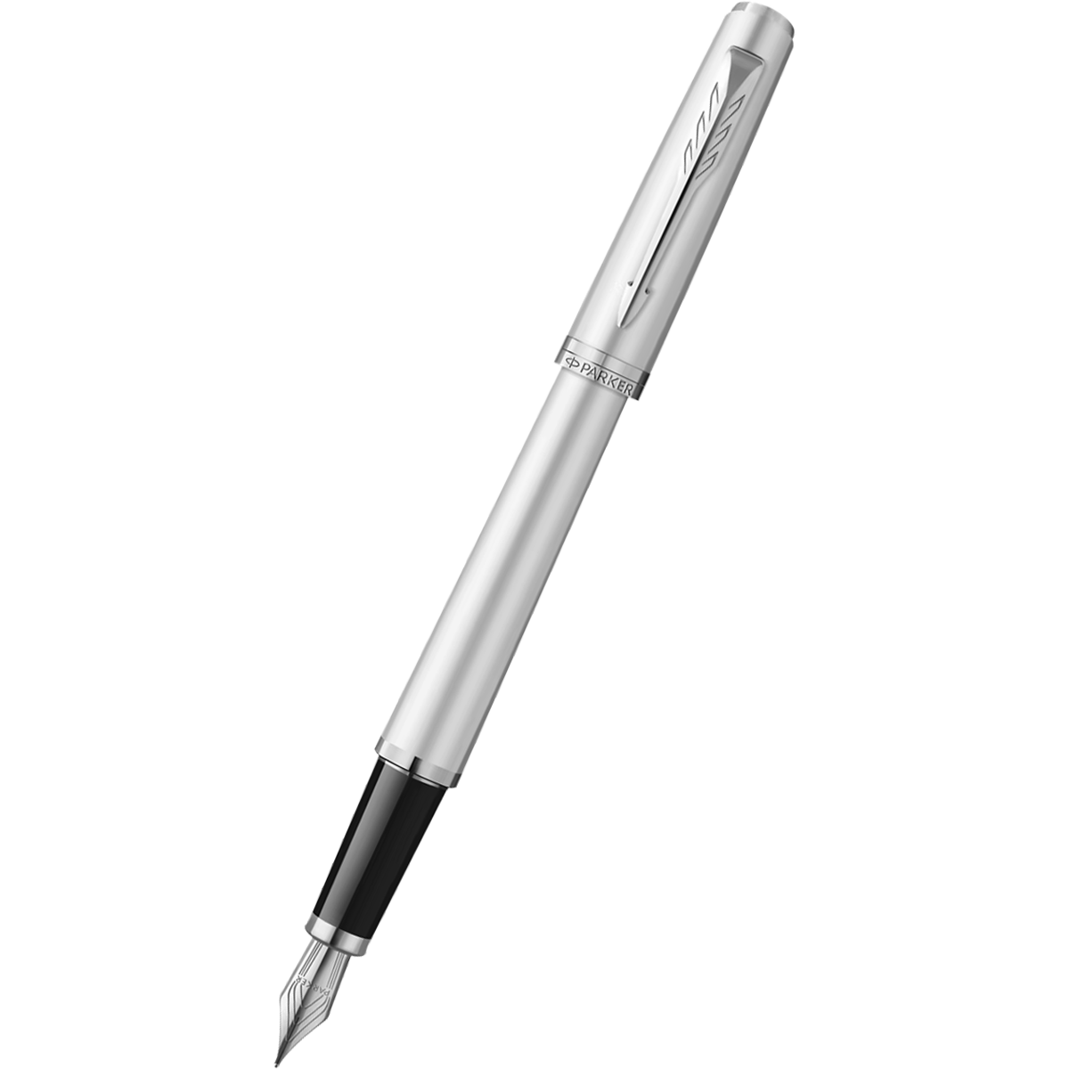 Parker Meridian Fountain Pen - Chrome - Chrome Trim