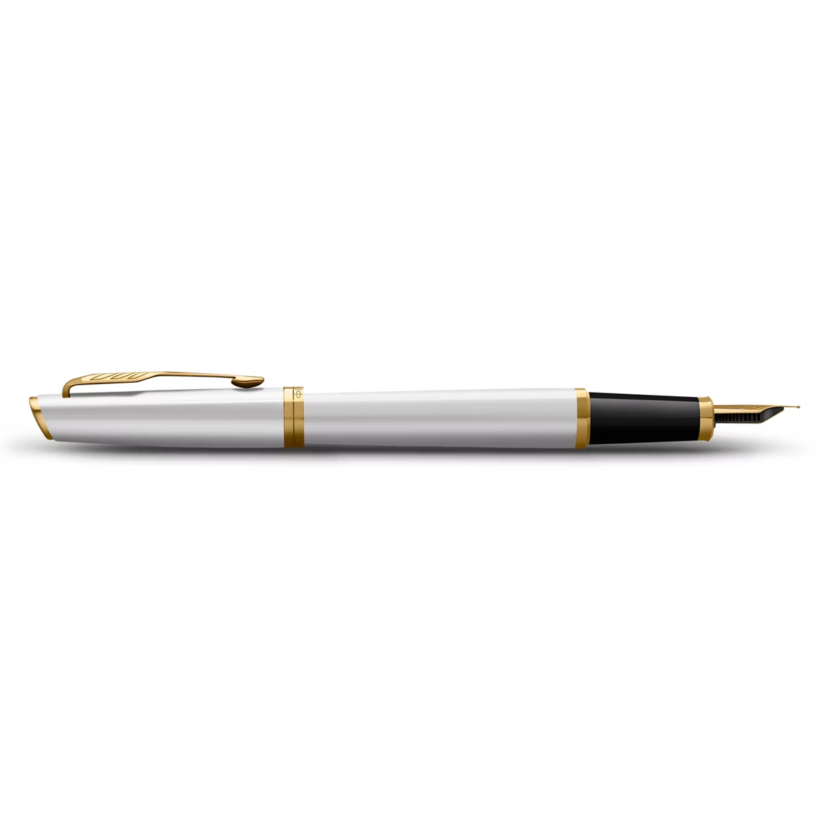 Parker Meridian Fountain Pen - Chrome - Gold Trim