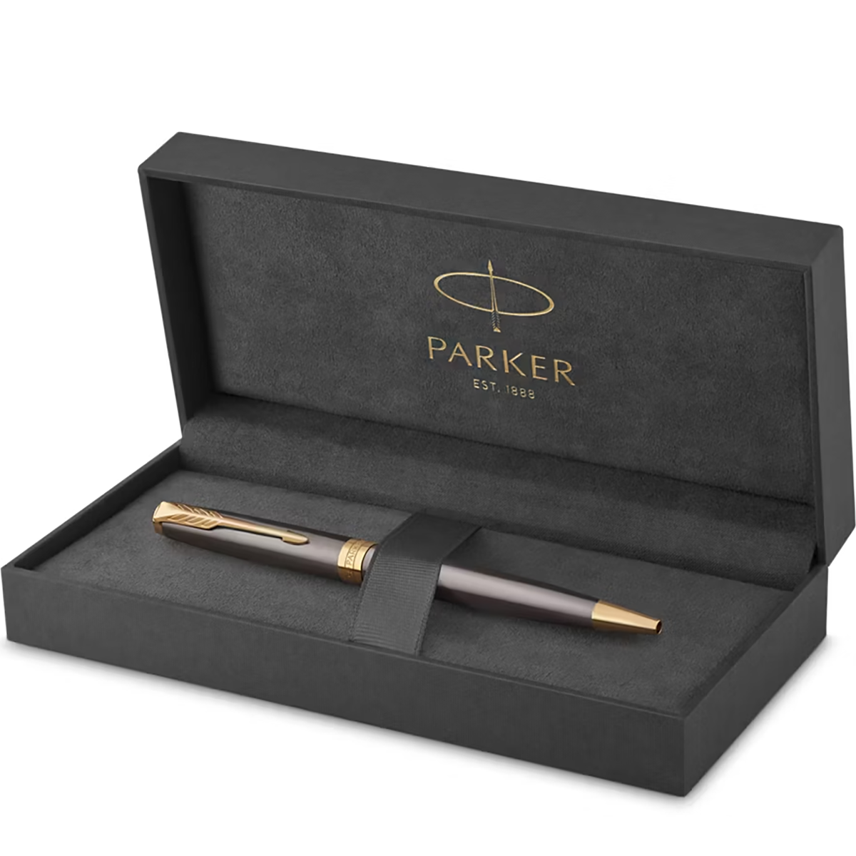 Parker Sonnet Ballpoint Pen - Grey - Gold Trim