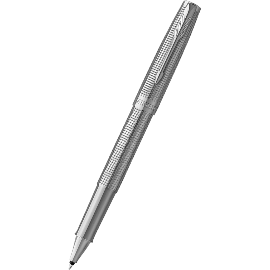 Parker Sonnet Rollerball Pen- Ciselé Palladium - Chrome Trim (Special